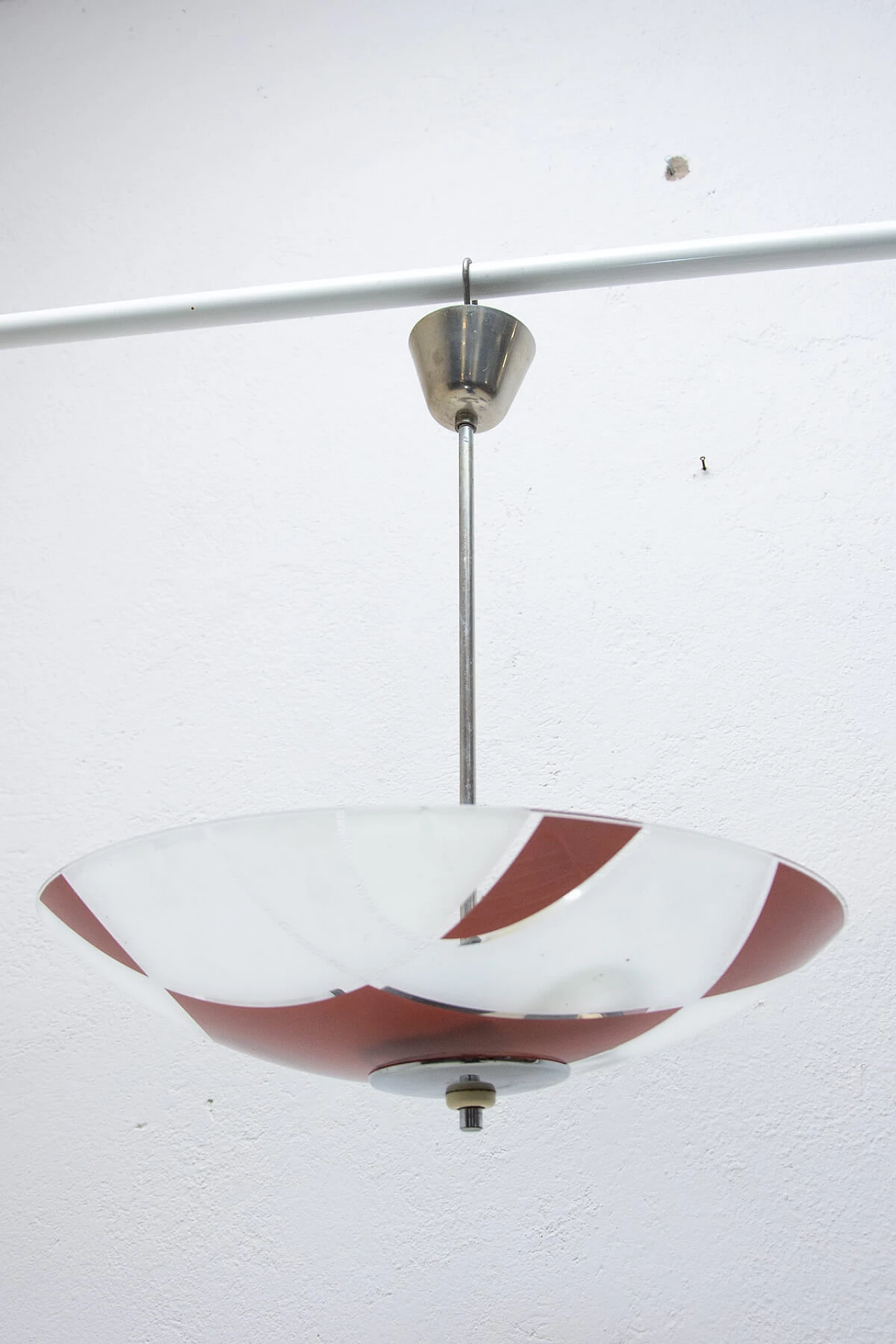 Stained glass pendant lamp for Žukov, 1960s 1471956