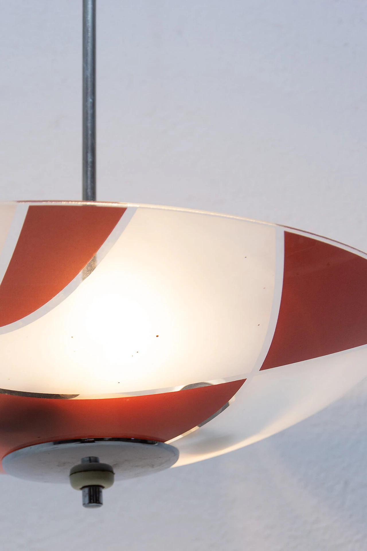 Stained glass pendant lamp for Žukov, 1960s 1471966