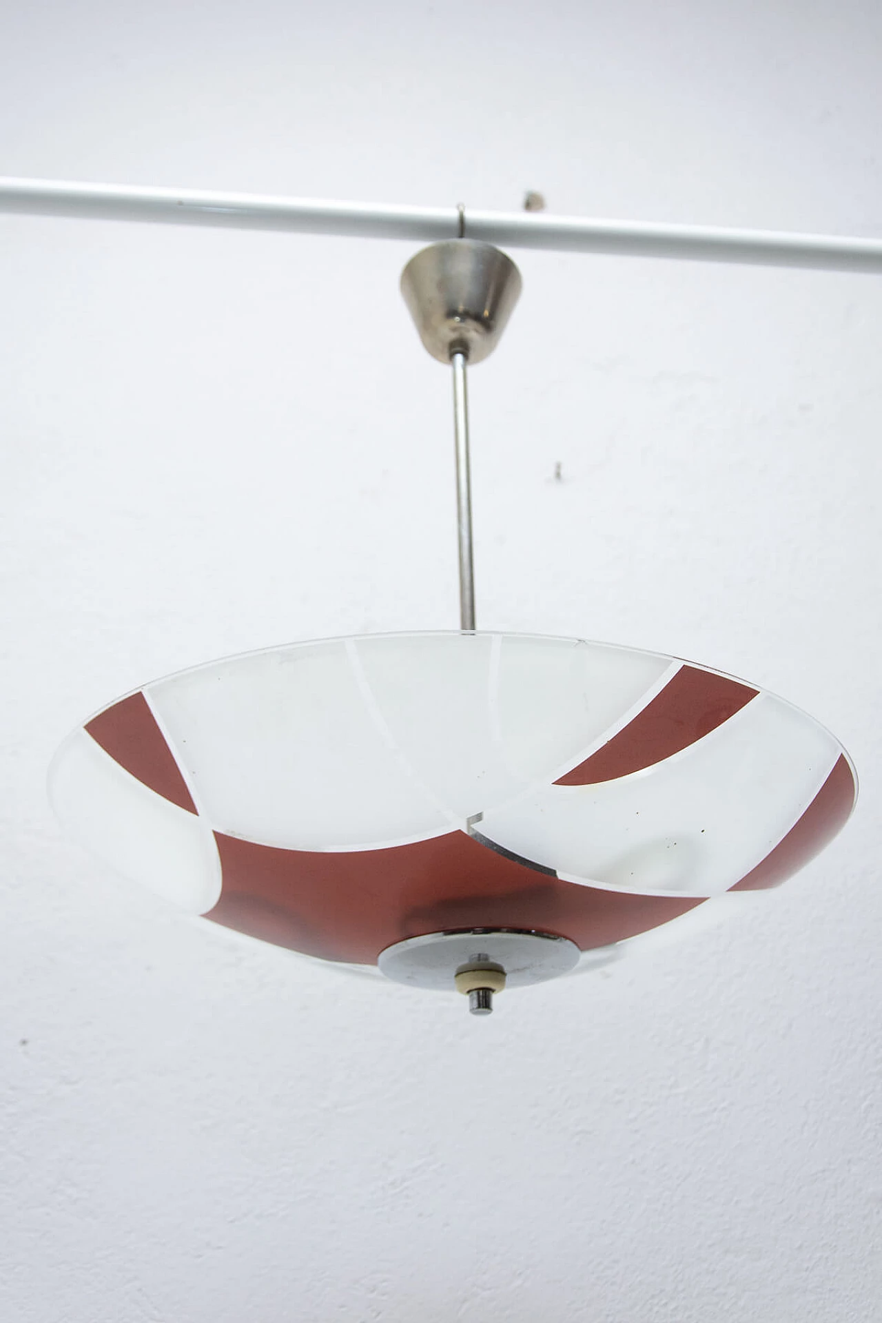 Stained glass pendant lamp for Žukov, 1960s 1471967