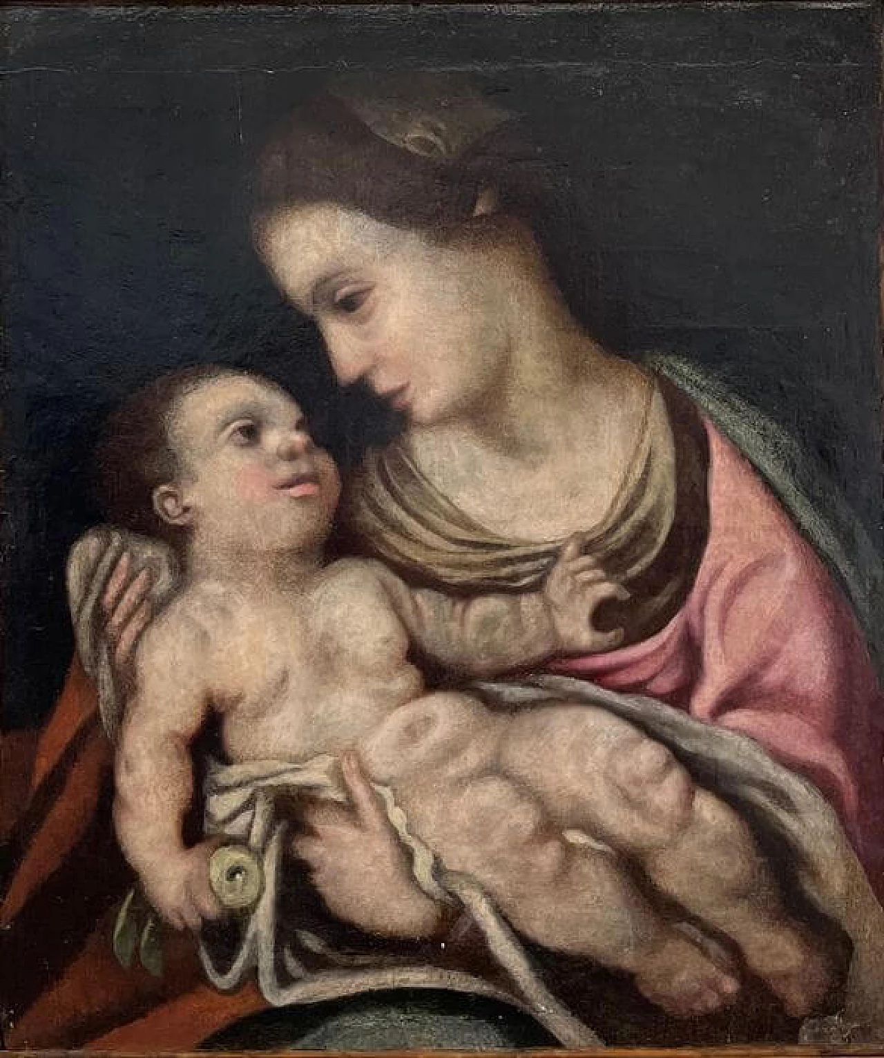 Painting Madonna and Child by a Lombard master, 16th century 1473292