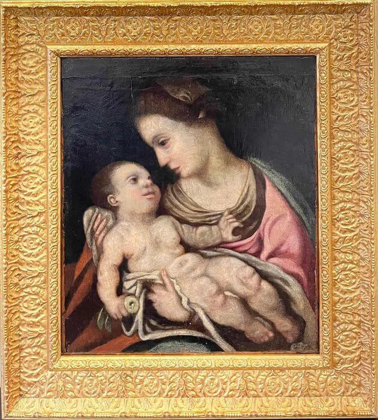 Painting Madonna and Child by a Lombard master, 16th century 1473293