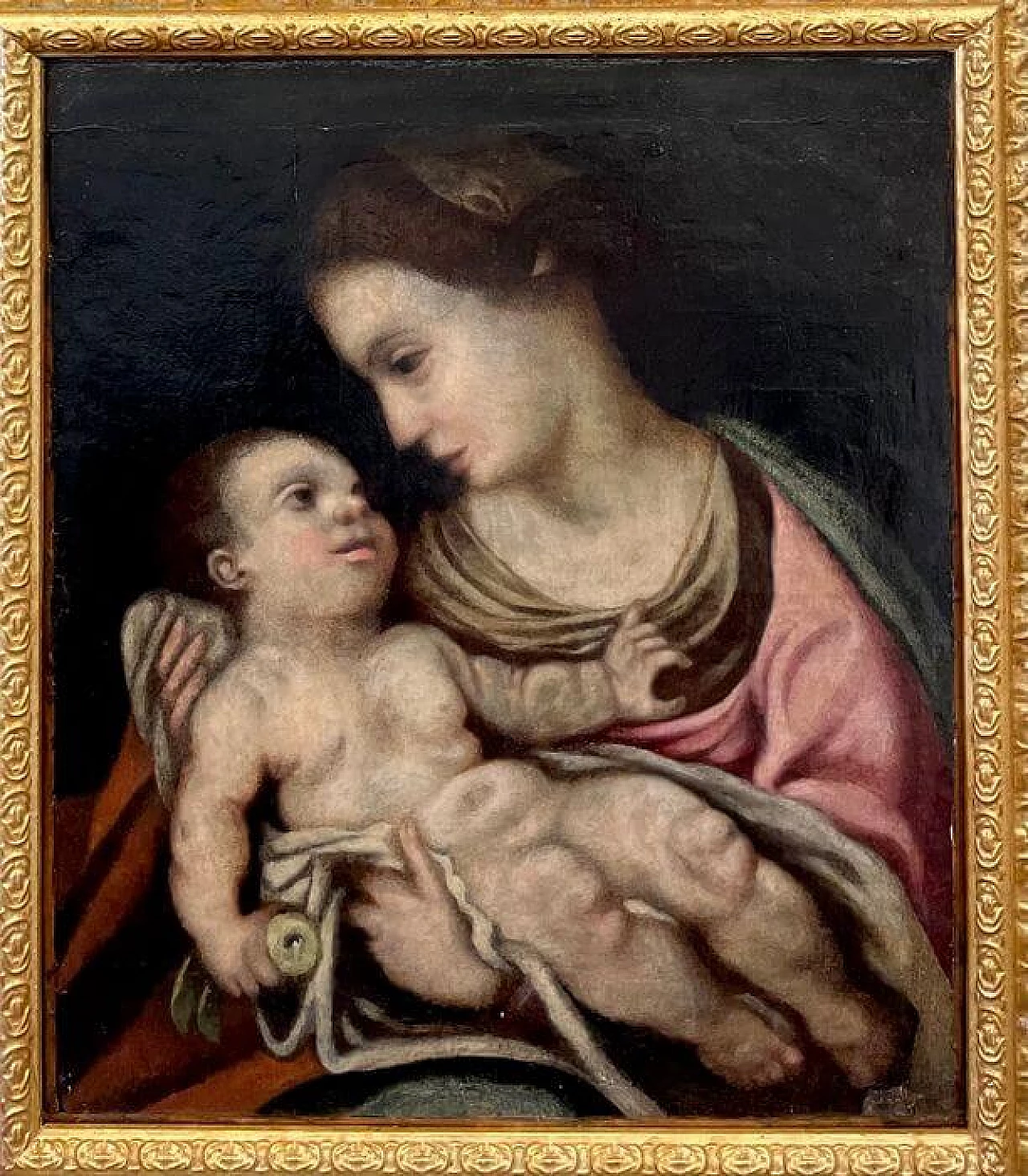 Painting Madonna and Child by a Lombard master, 16th century 1473294