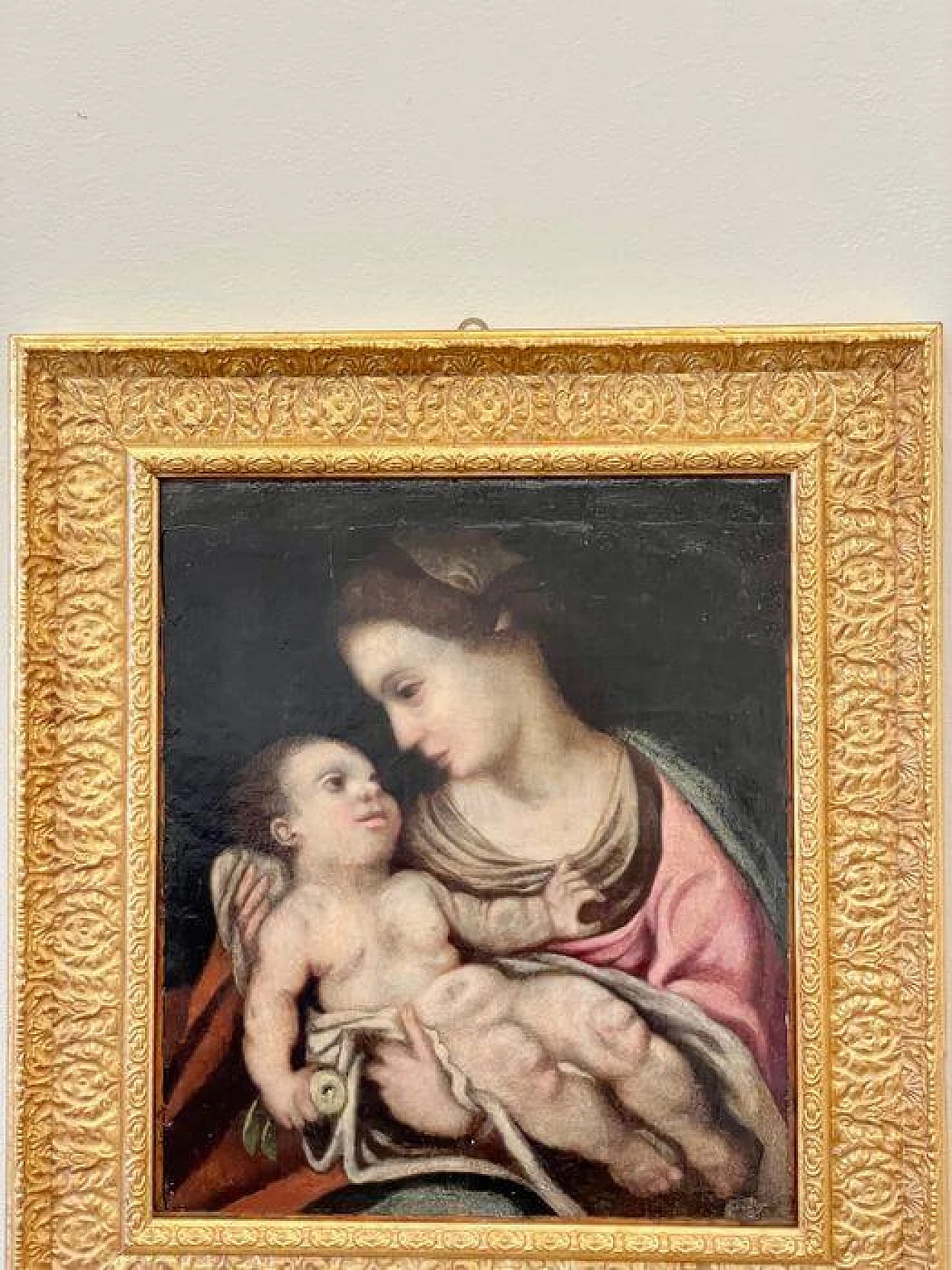 Painting Madonna and Child by a Lombard master, 16th century 1473295