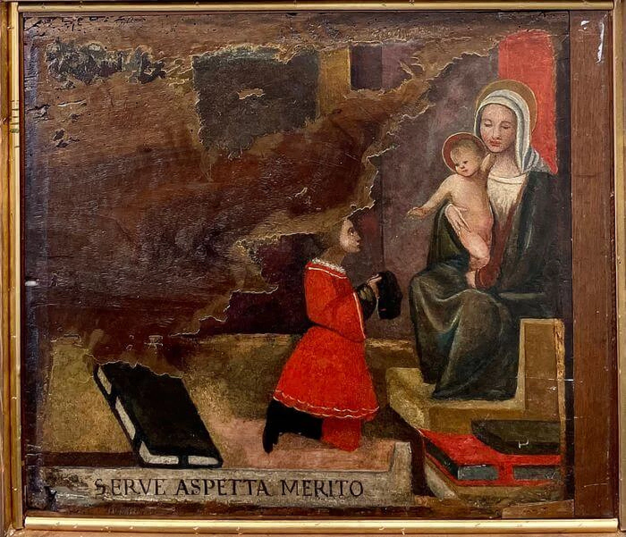 Painting Madonna and Child by a Lombard master, 16th century 1473300