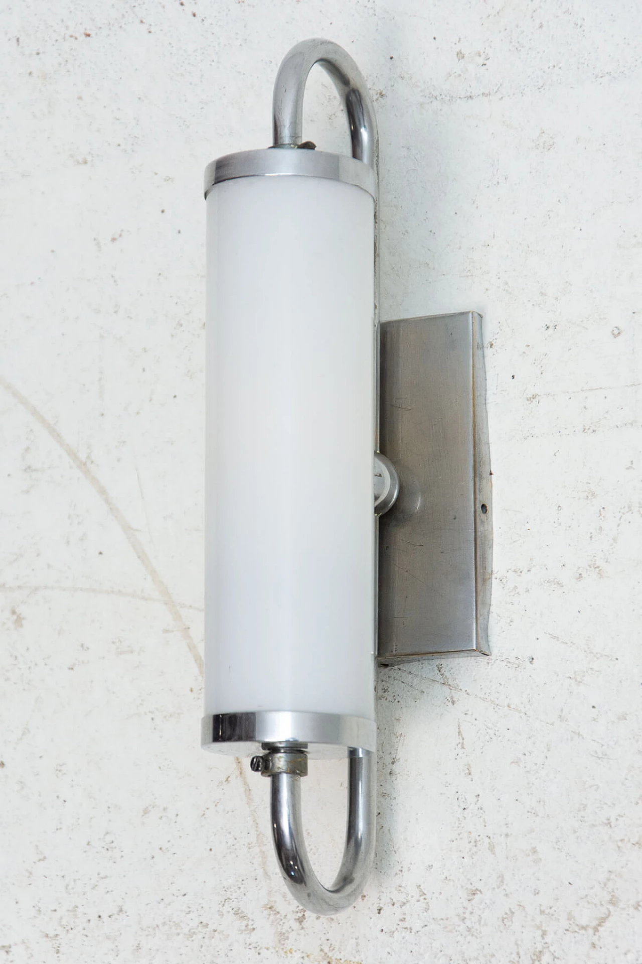 Bauhaus-style chrome-plated wall lamp, 1930s 1474712