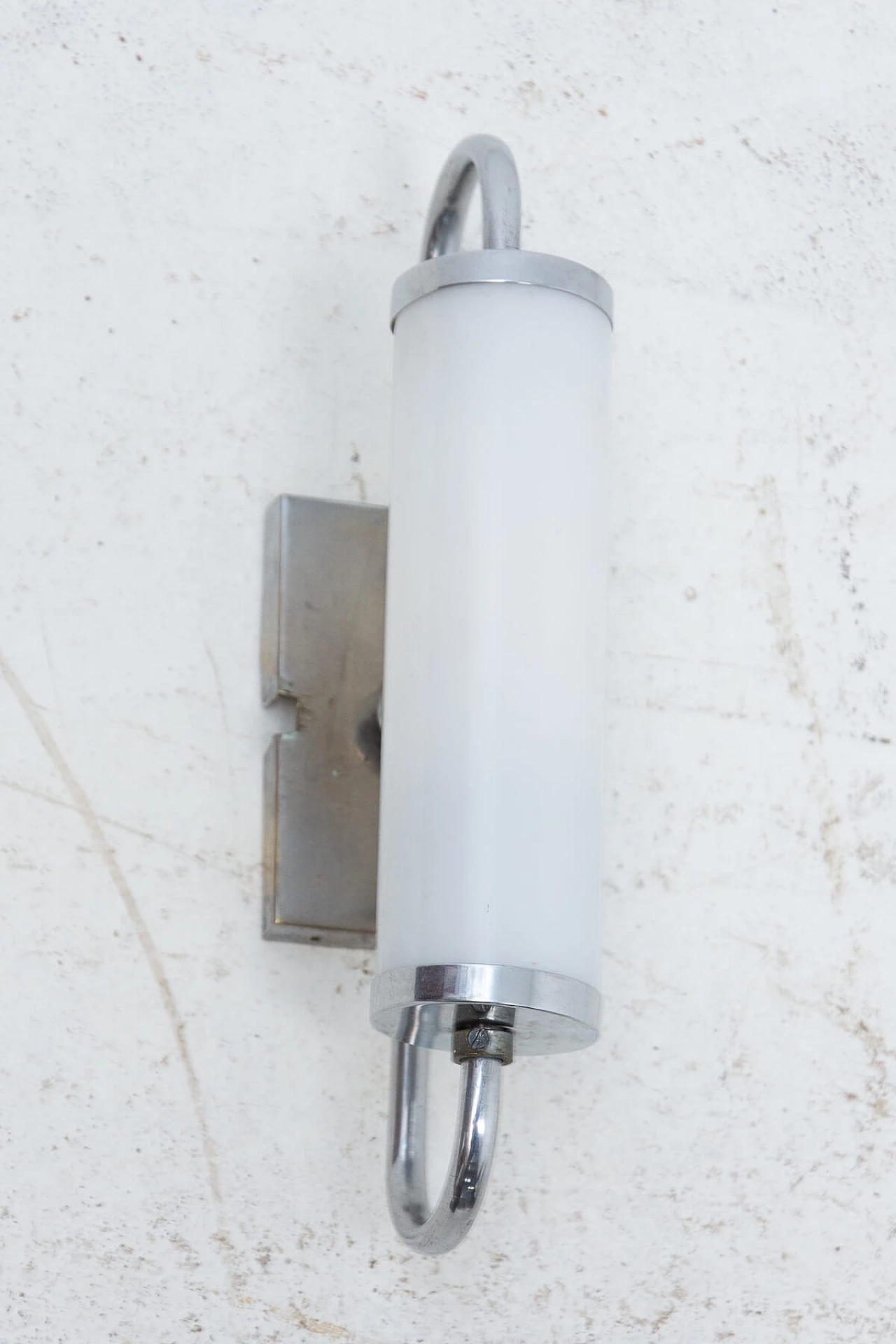 Bauhaus-style chrome-plated wall lamp, 1930s 1474714