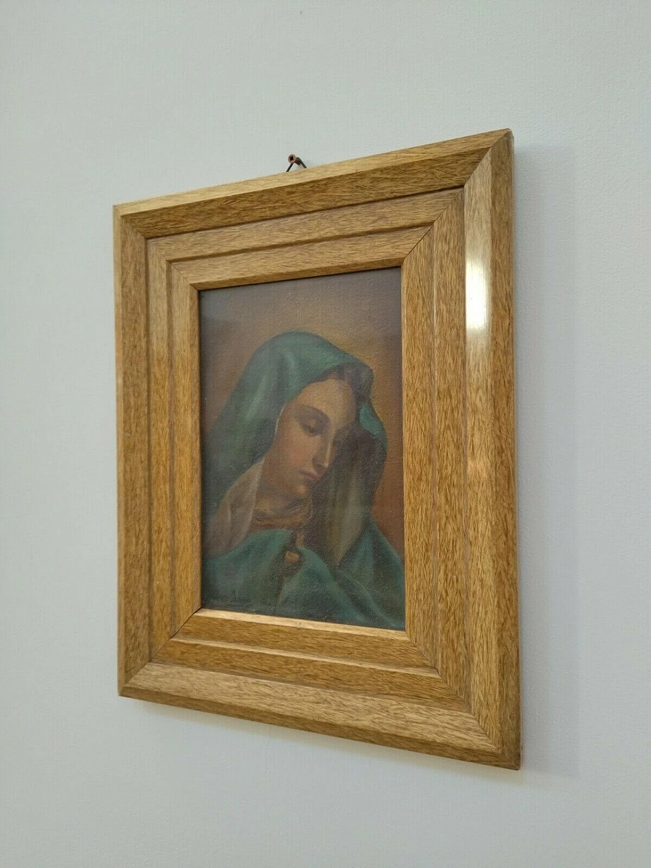 Oil painting on panel of Madonna, 30s 1477340