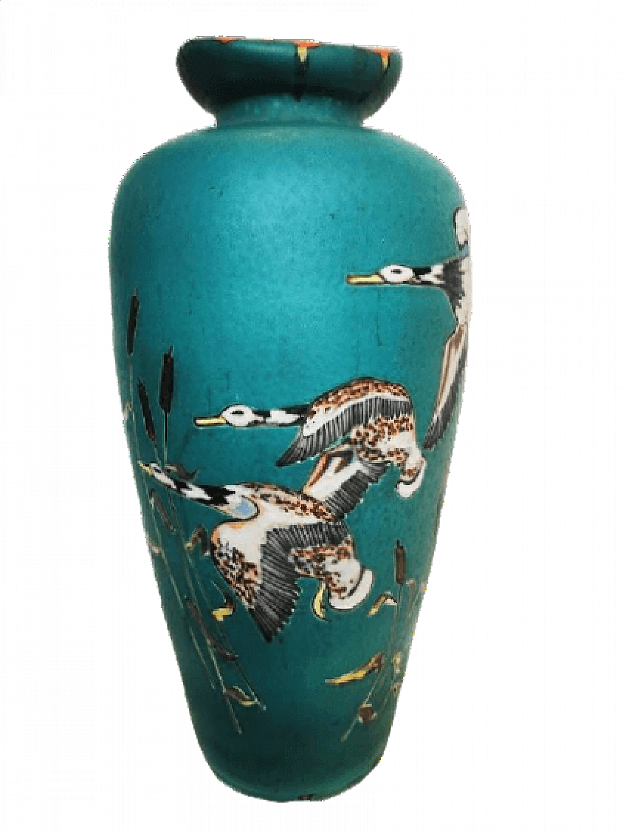 Ceramic vase with ducks, 1950s 1479586