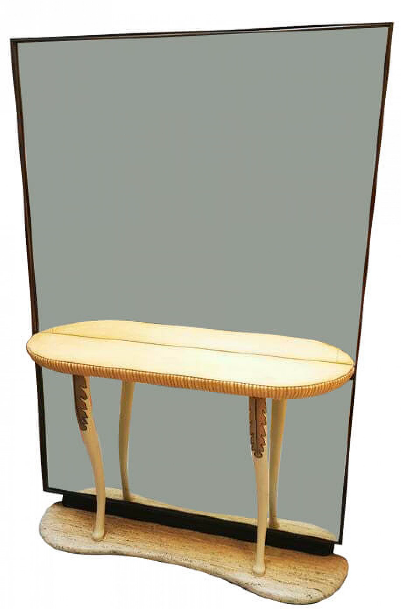 Entrance hall console table with mirror, 1950s 1480585