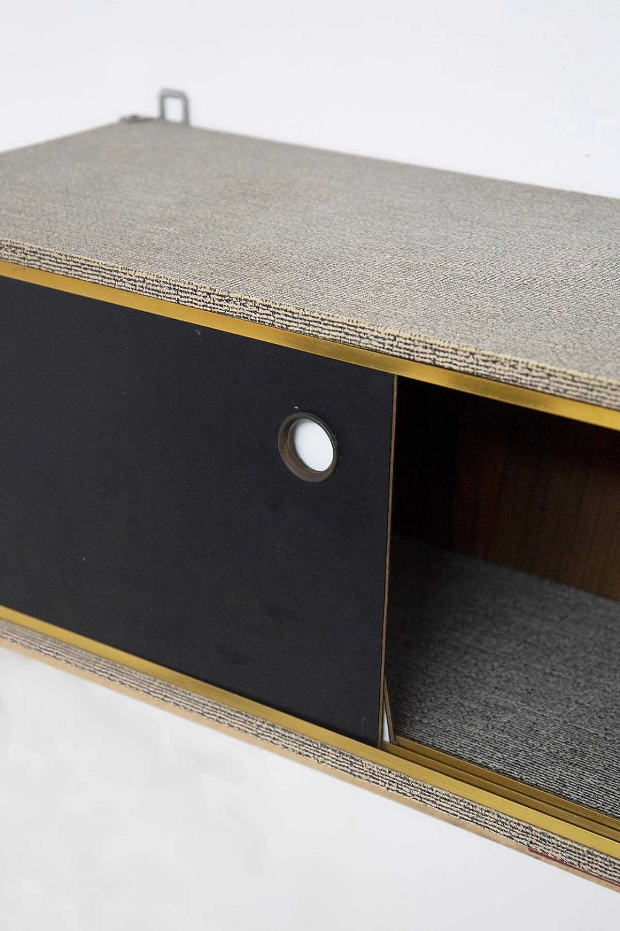 Hanging wooden console table in the style of Charlotte Perriand, 1950s 2