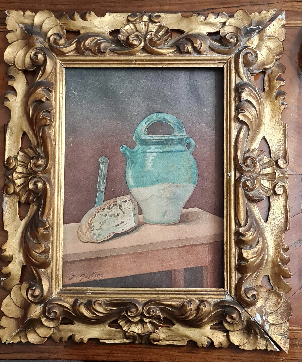 Still Life painting by J. Guffroy, 19th century 1