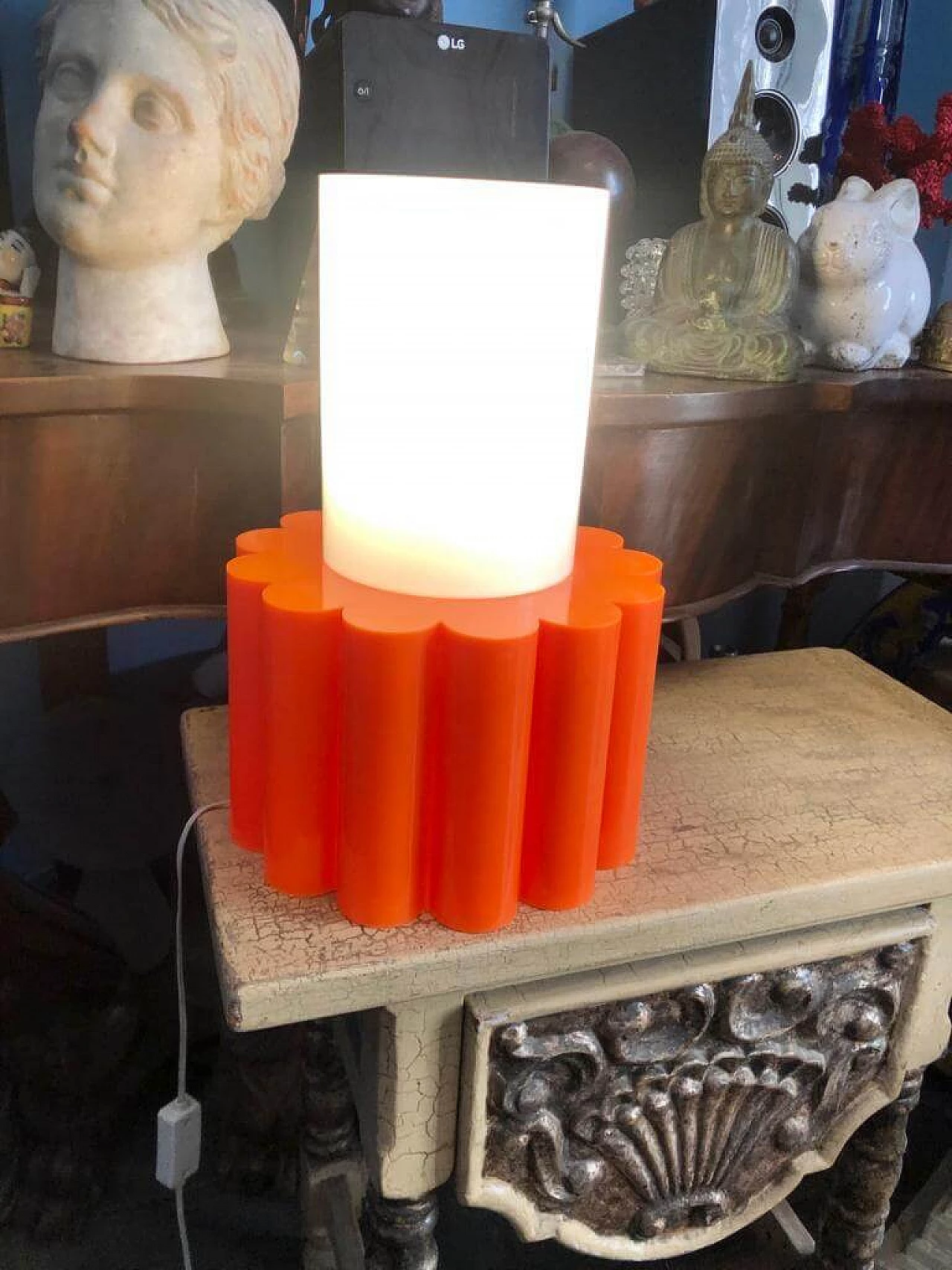 Plastic table lamp in the style of Joe Colombo, 1970s 2