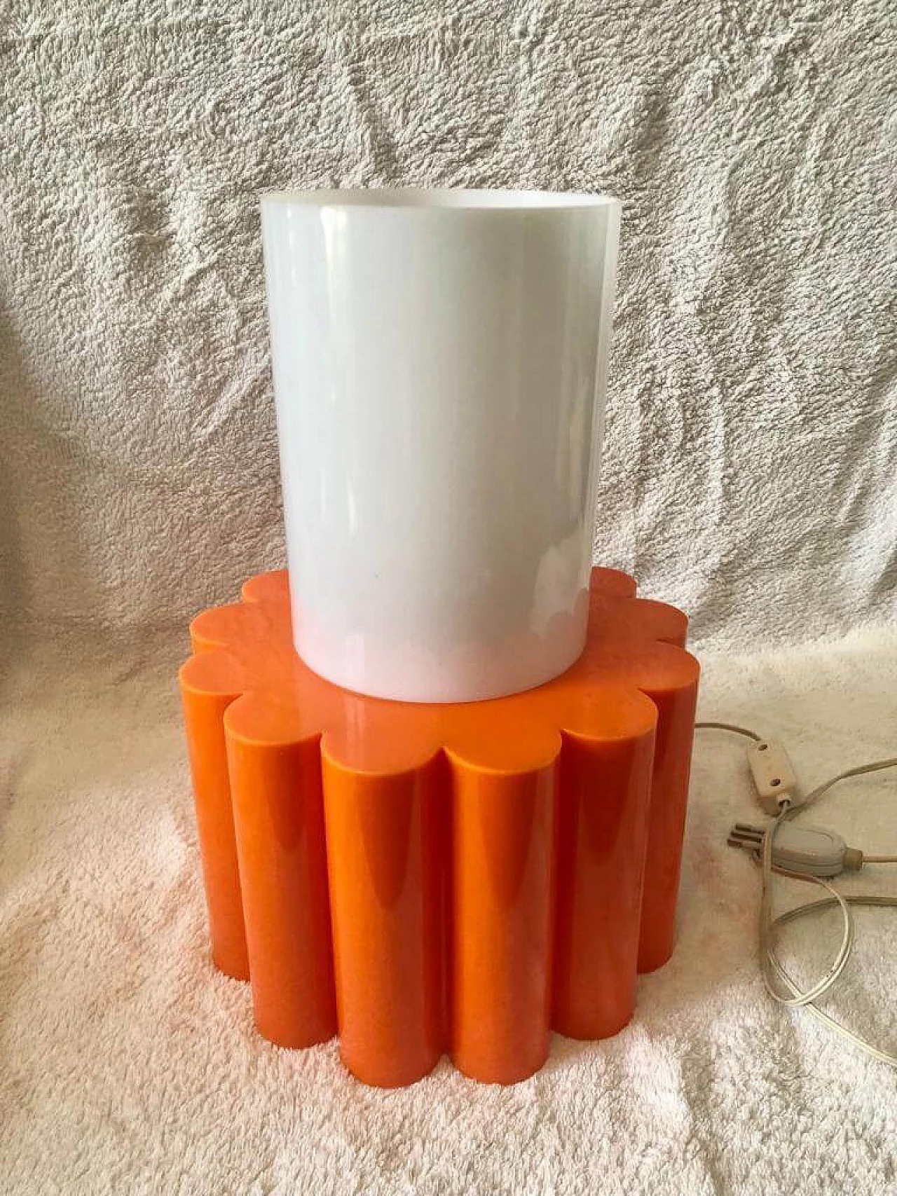 Plastic table lamp in the style of Joe Colombo, 1970s 7