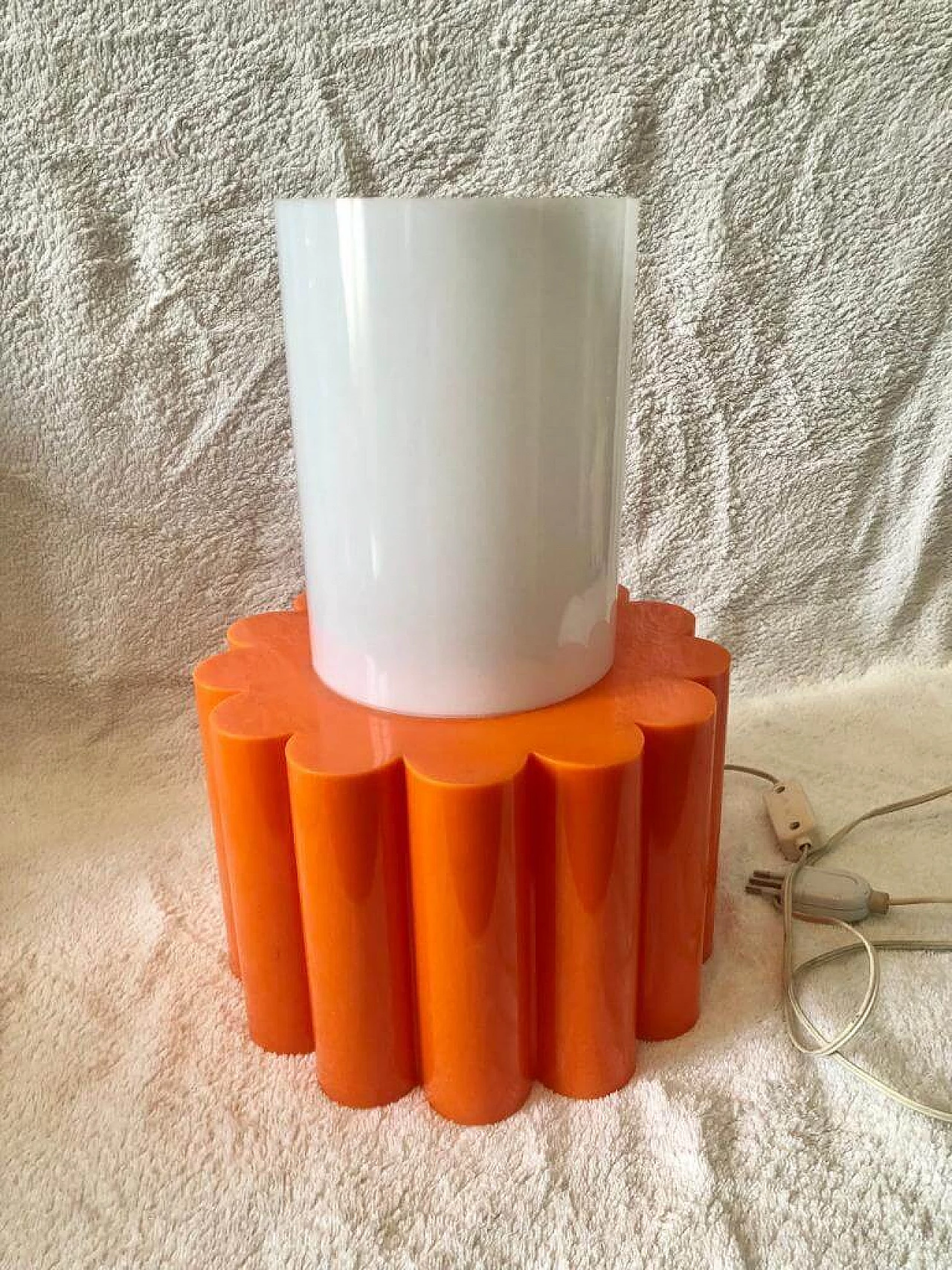 Plastic table lamp in the style of Joe Colombo, 1970s 8