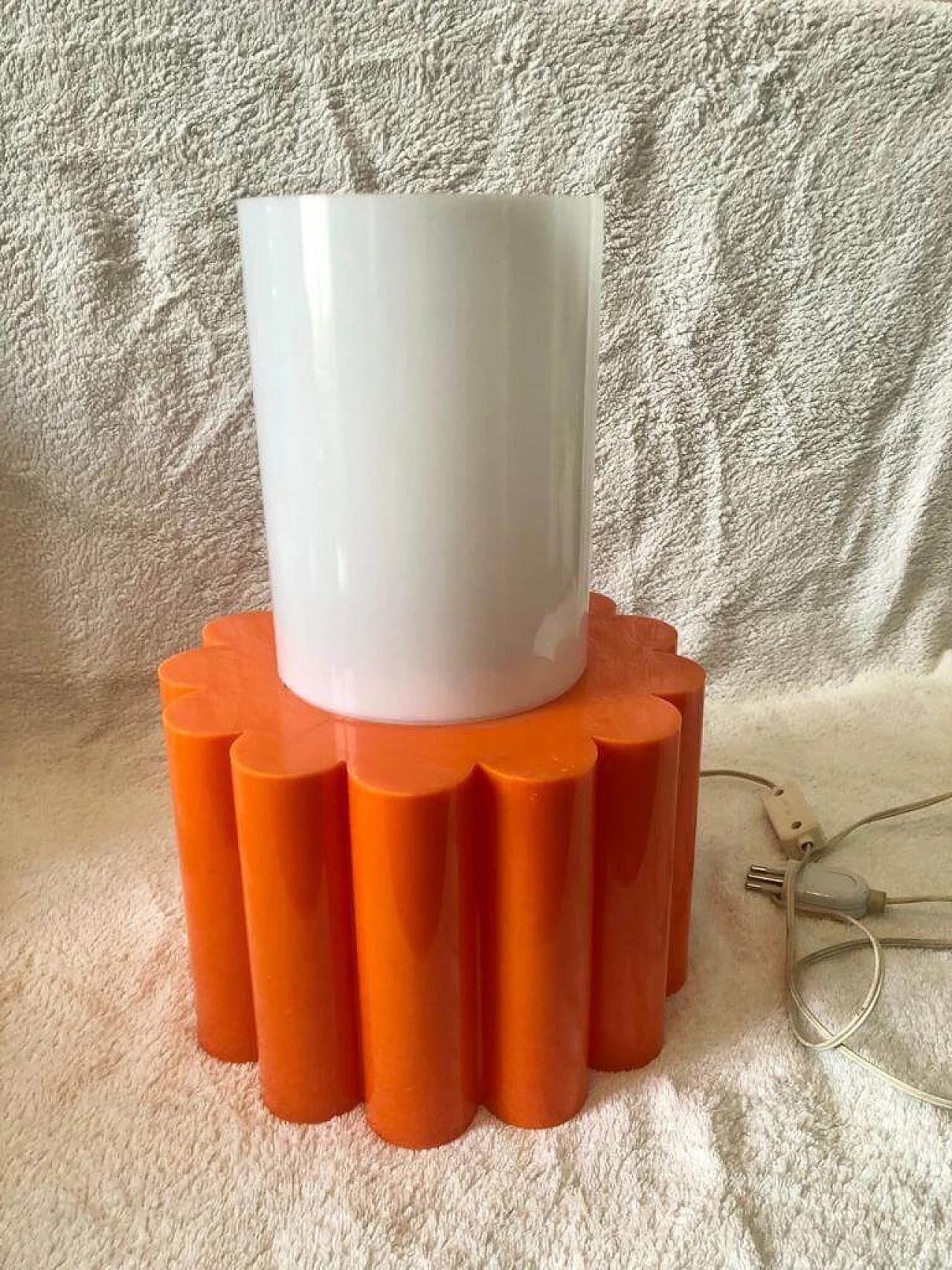 Plastic table lamp in the style of Joe Colombo, 1970s 9