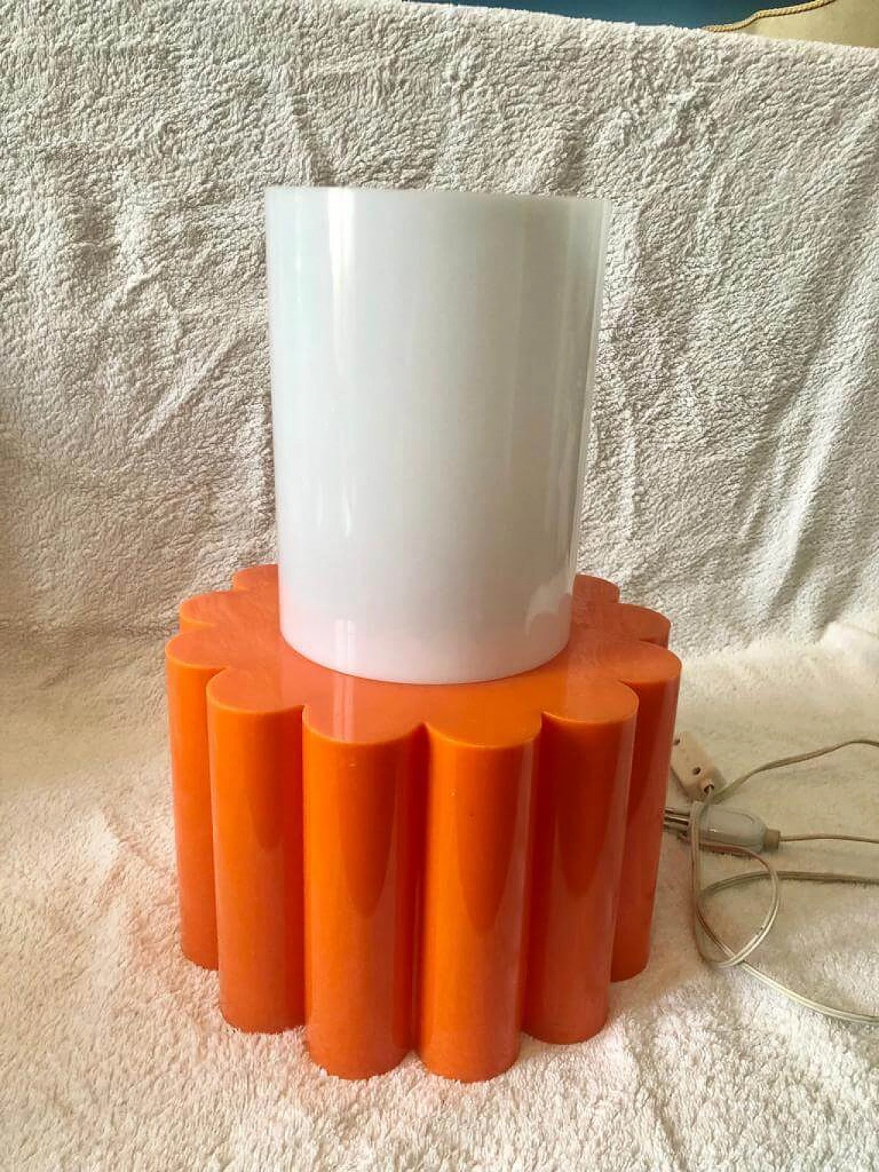 Plastic table lamp in the style of Joe Colombo, 1970s 10