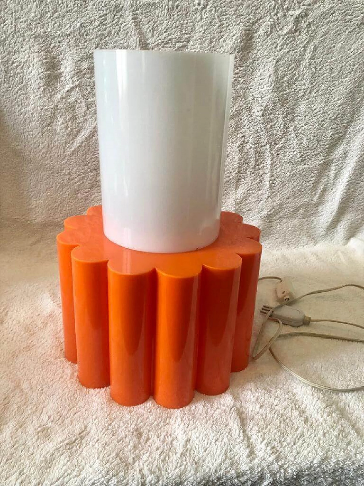 Plastic table lamp in the style of Joe Colombo, 1970s 11