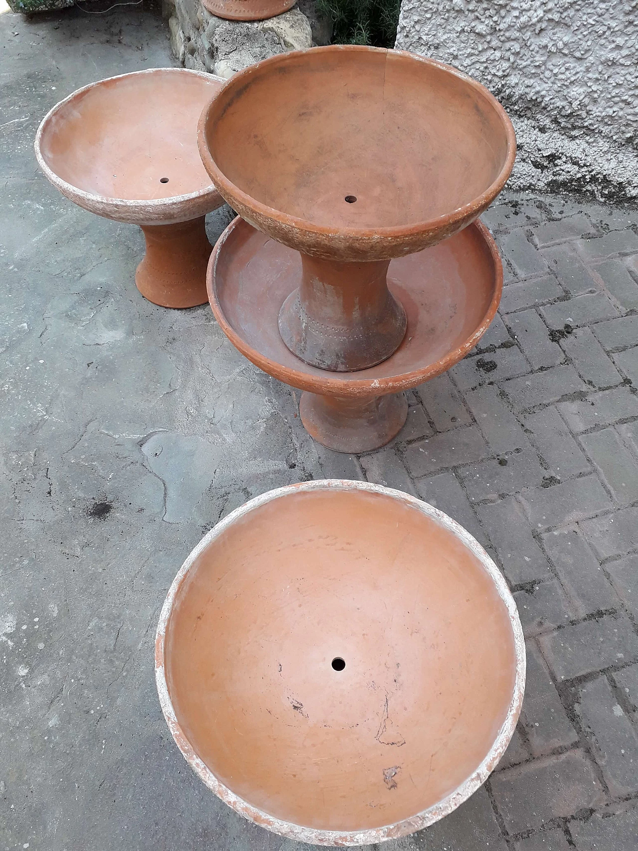 Vaso in terracotta decorata e tornita a mano, anni '30 6