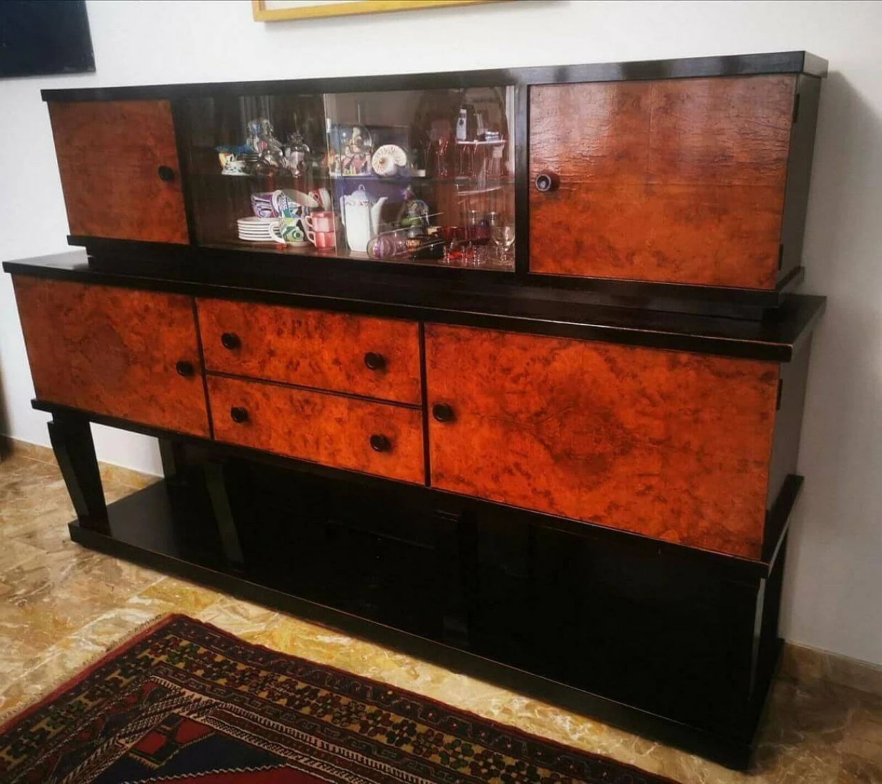 Art Deco buffet sideboard by Golfieri cabinetmakers, 1930s 3