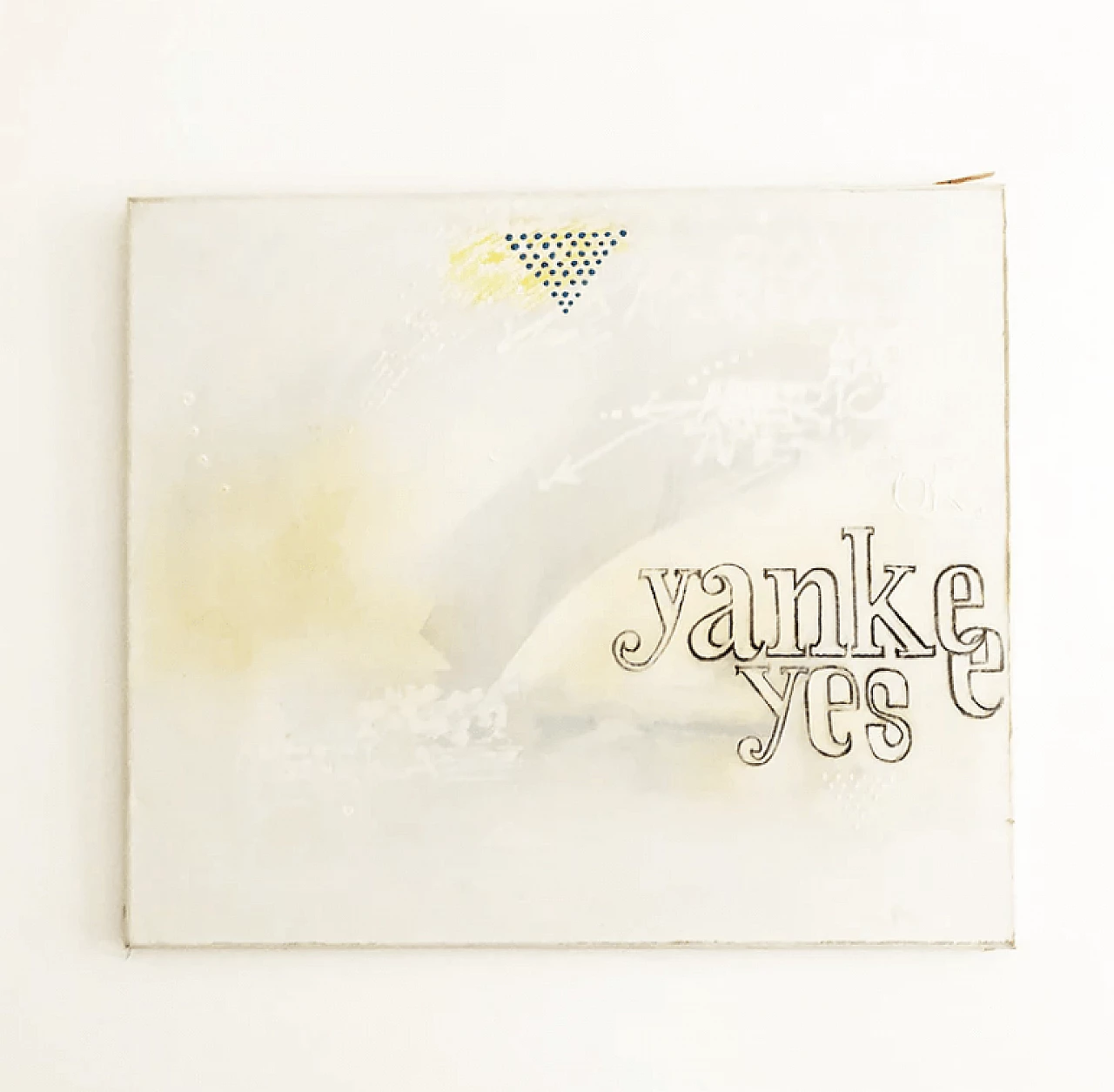 Yankee Yes, single work in mixed media on canvas, 1970s 1