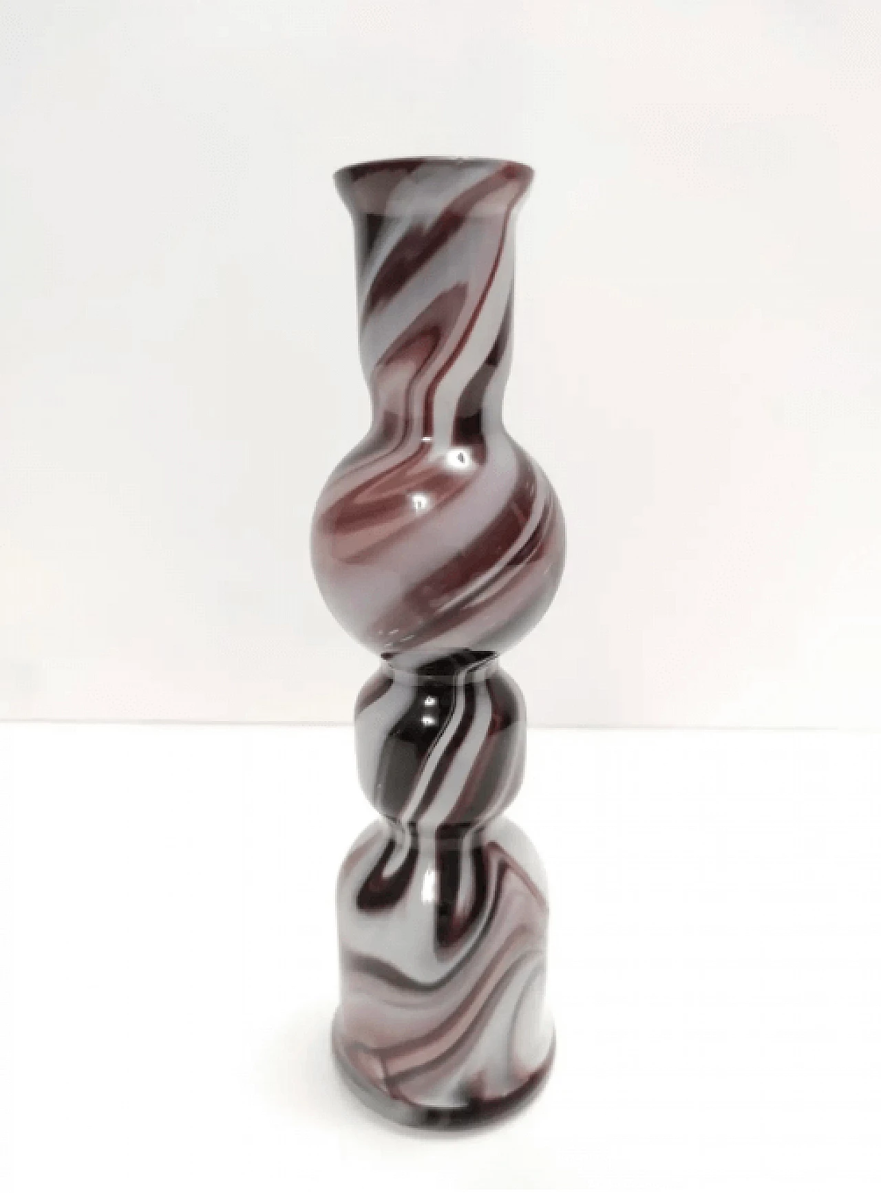 Murano glass Wave vase by Carlo Moretti, 1970s 8