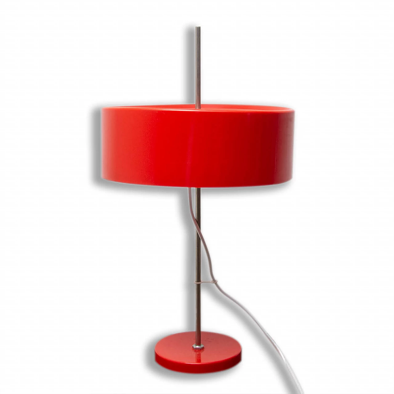 Plastic and metal table lamp, 1980s 1