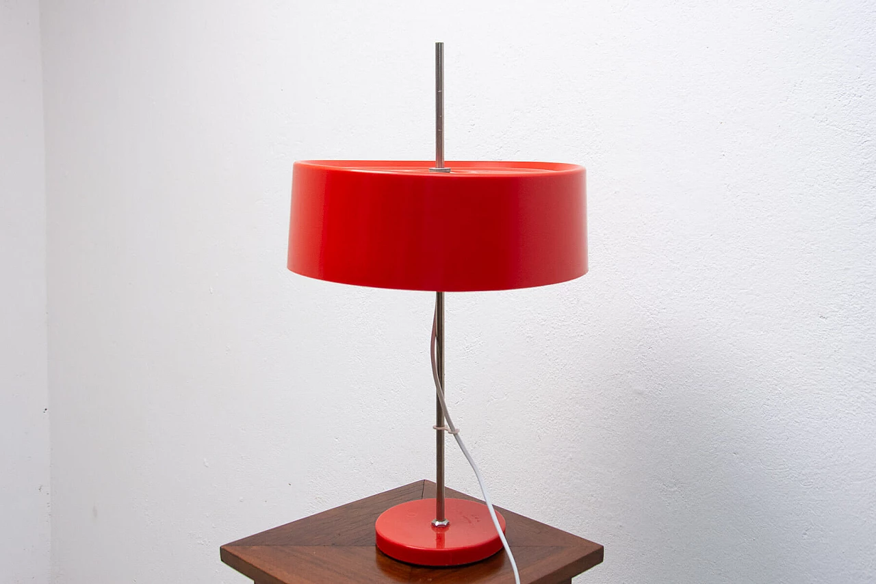 Plastic and metal table lamp, 1980s 4