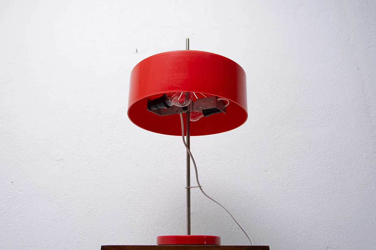 Plastic and metal table lamp, 1980s 6