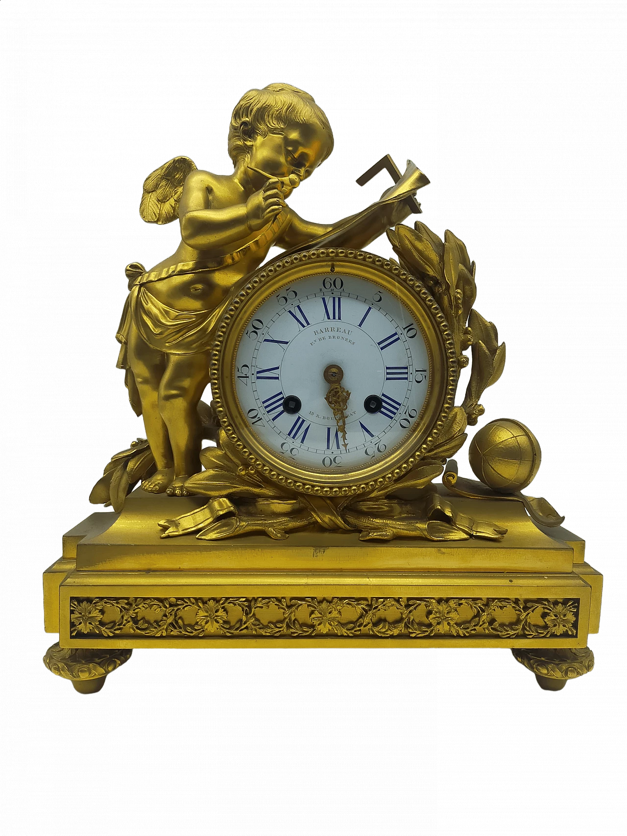 French bronze clock by Barreau F de Bronzes, second half 19th century 13