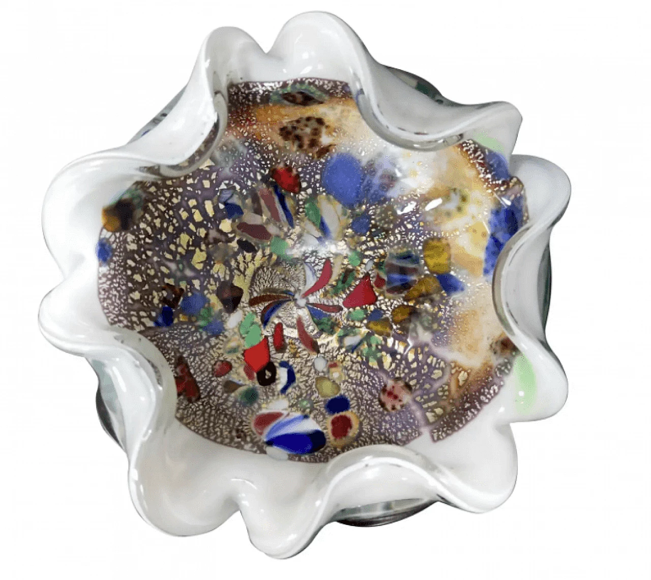 Murano glass ashtray by Avem, 1950s 1