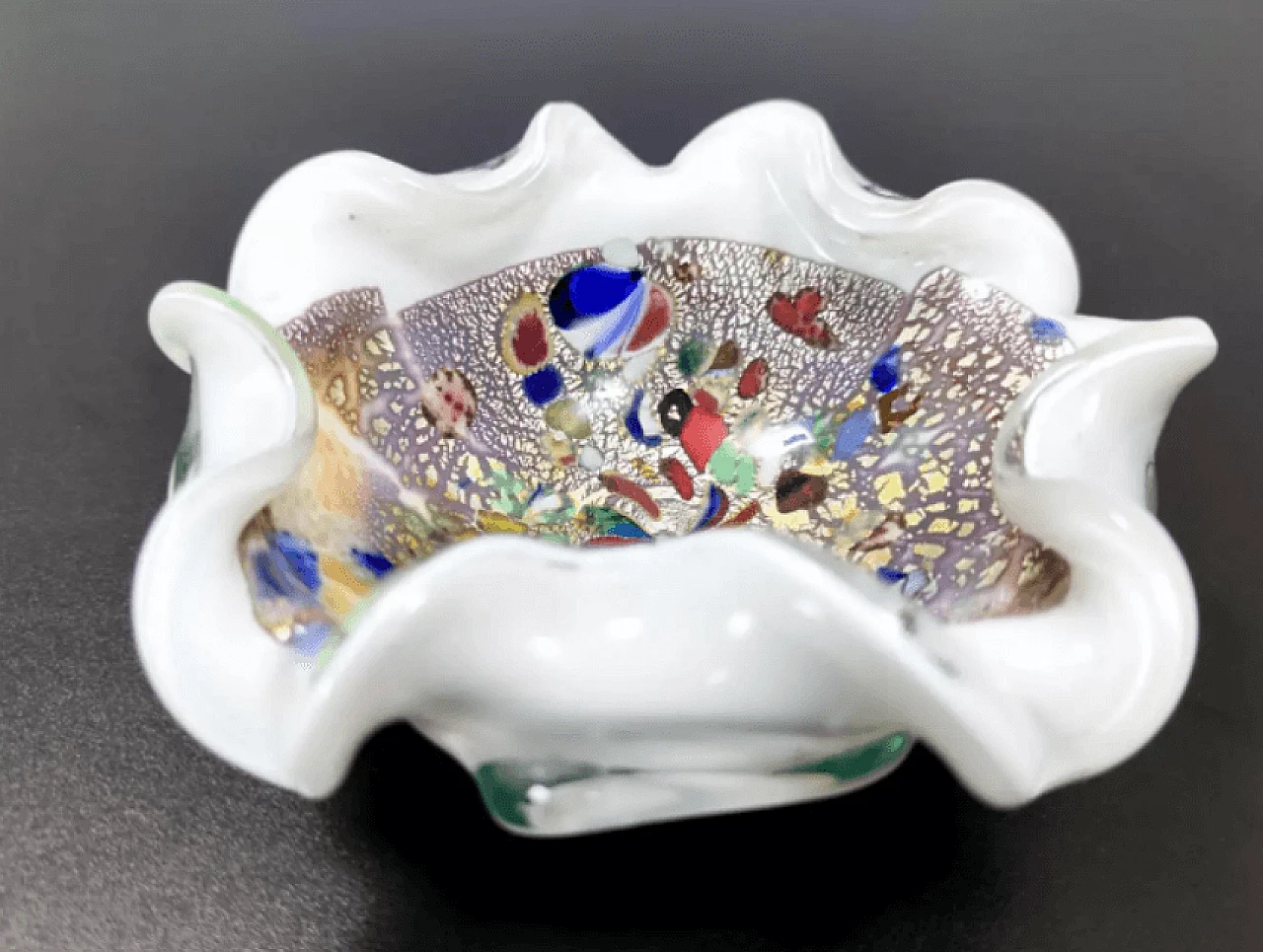 Murano glass ashtray by Avem, 1950s 4