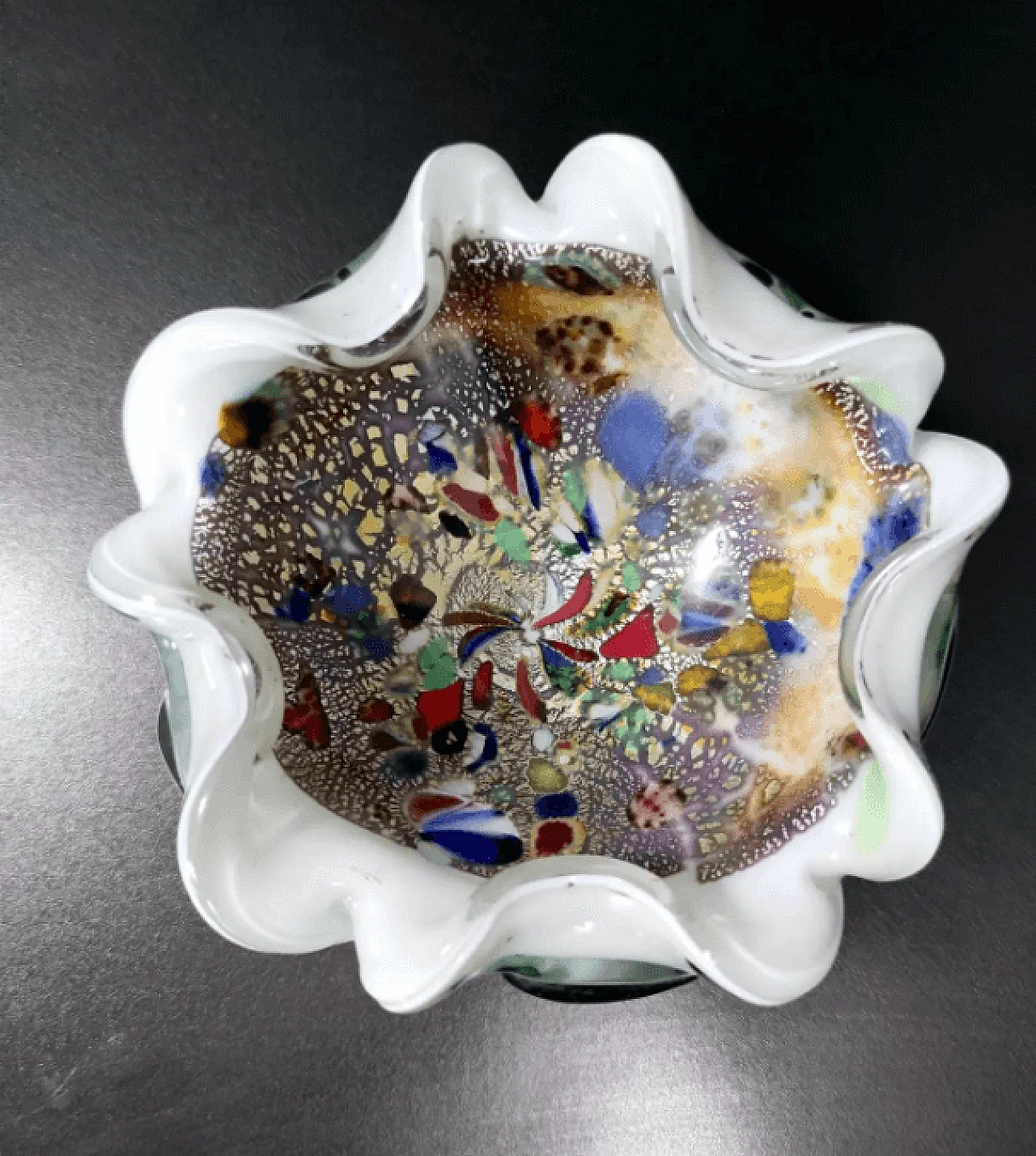 Murano glass ashtray by Avem, 1950s 8