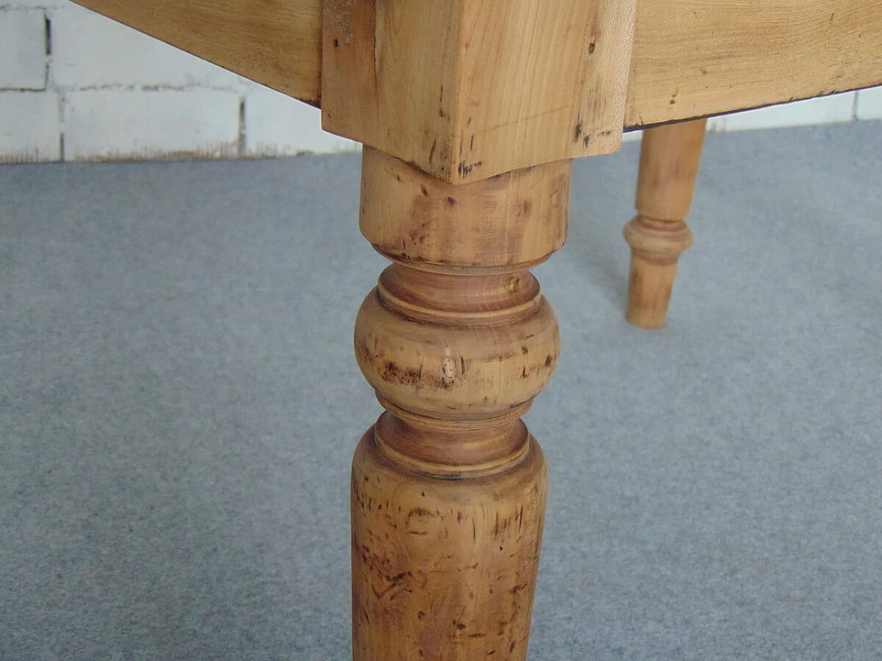 Solid wood table, 1930s 9