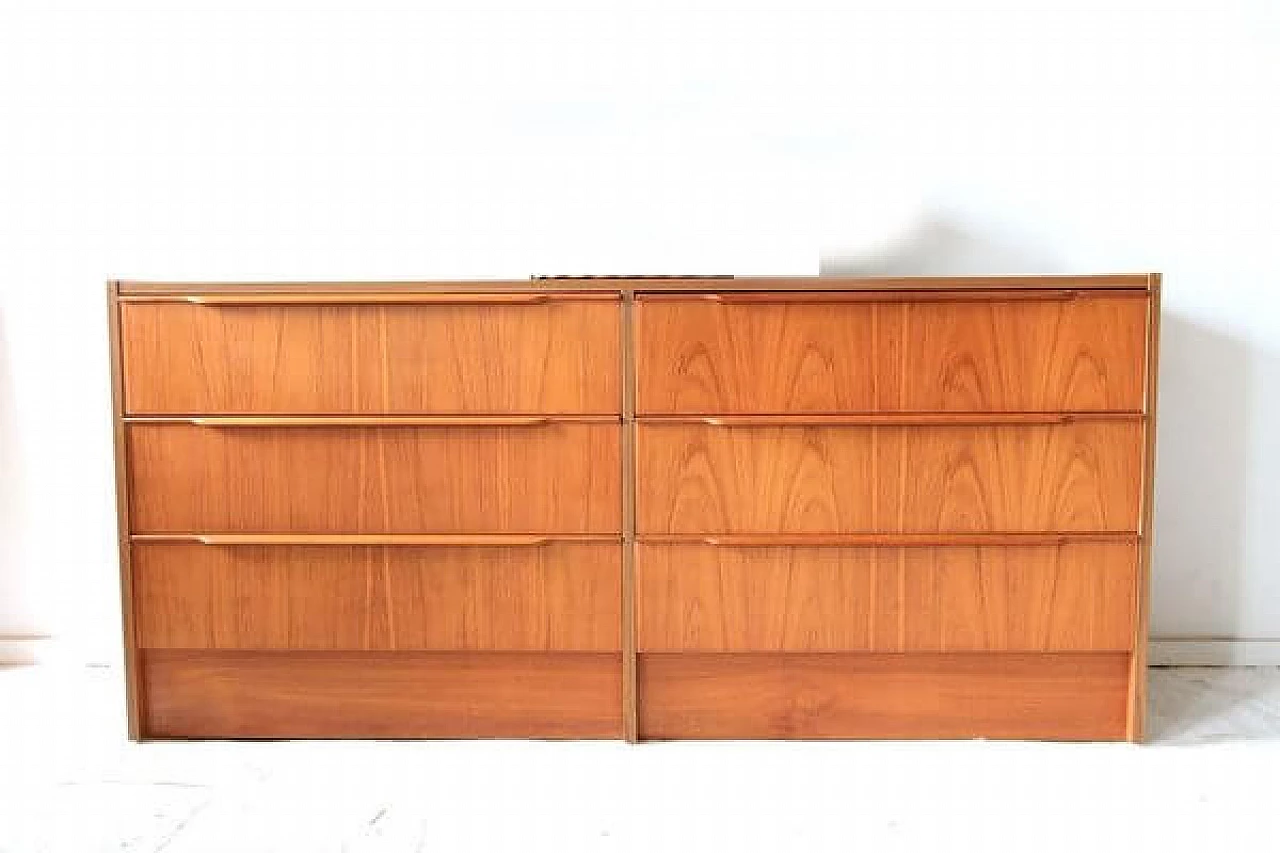 Danish-style teak sideboard, 1960s 1