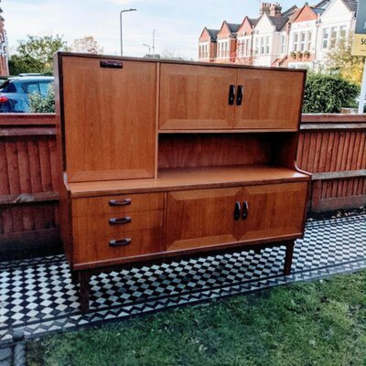 Mid-Century sideboard in teak by E. Gomme for G Plan, 1962 2