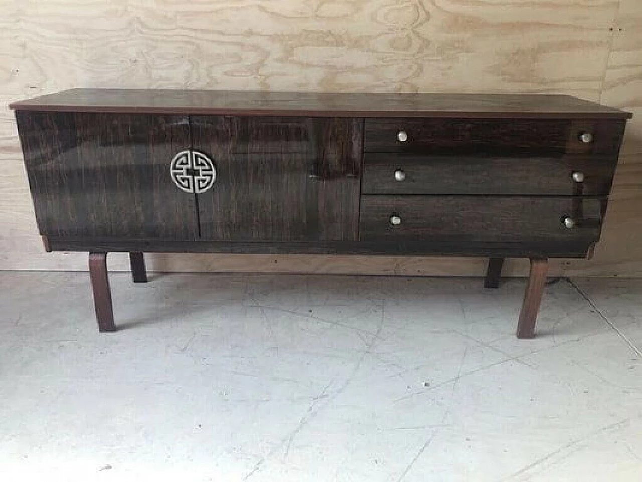 Sideboard in rosewood by Schreiber, 1962 1