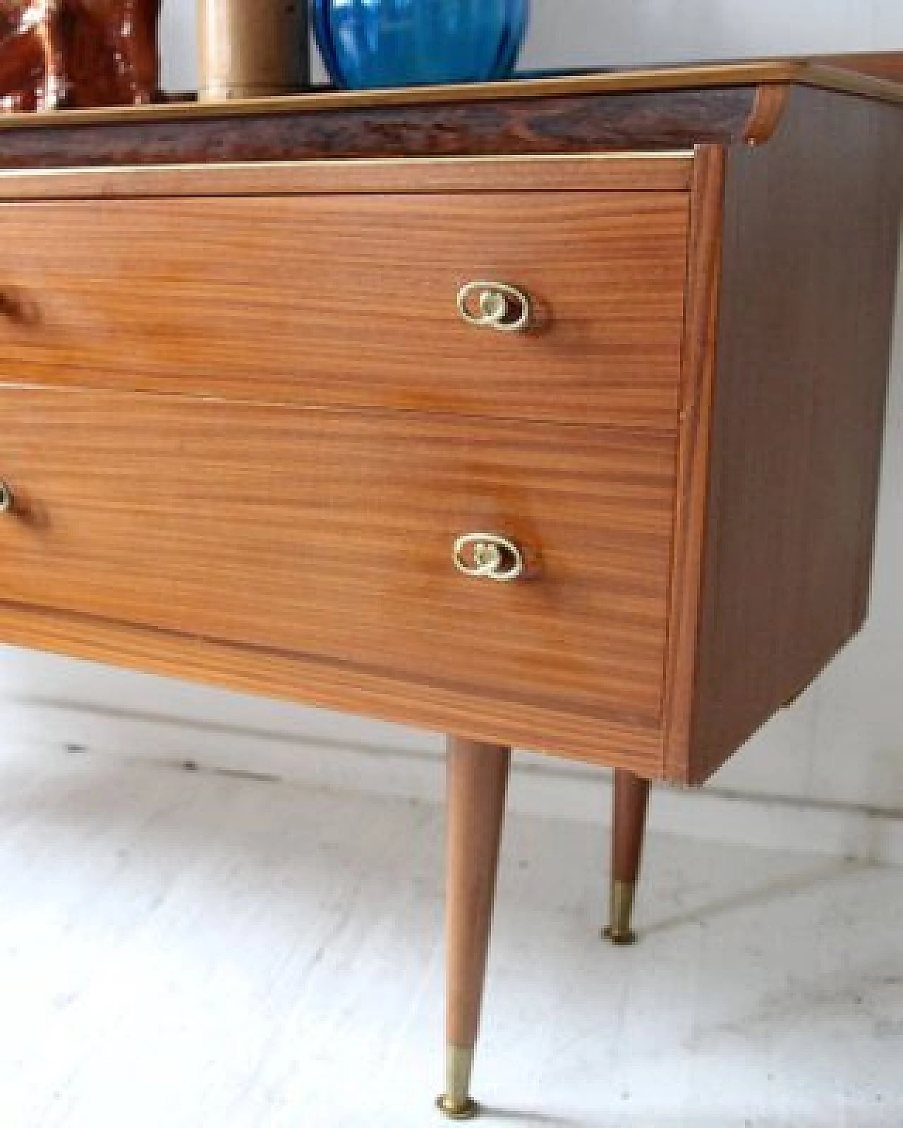 English sideboard with dansette legs, 1960s 2