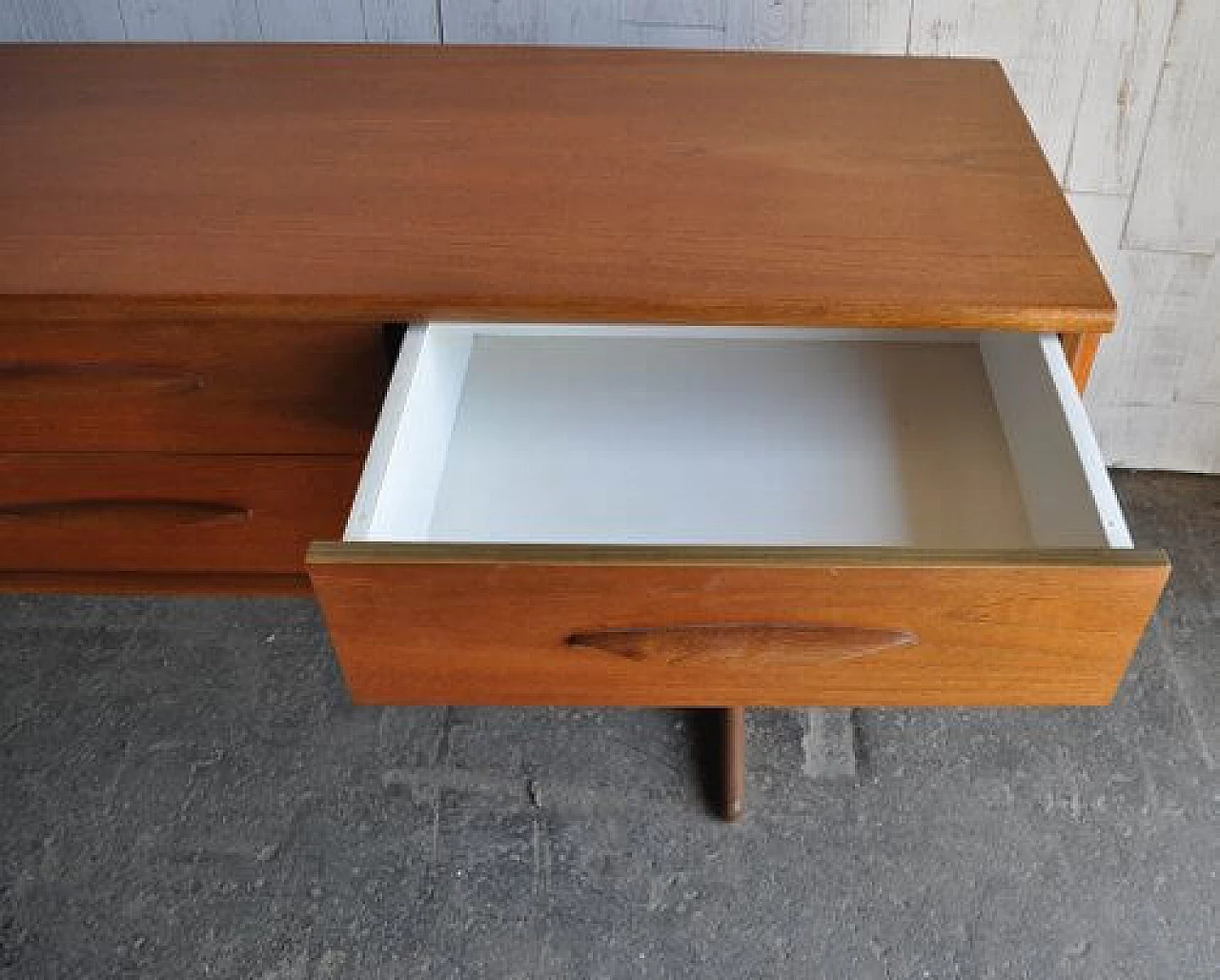 Sideboard in teak by Frank Guille for Austinsuite, 1960s 2