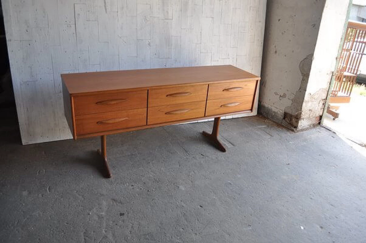 Sideboard in teak by Frank Guille for Austinsuite, 1960s 5