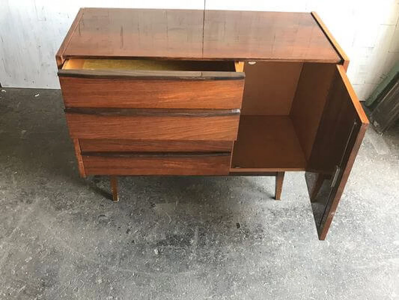 Sideboard in wood by Interier Praha, 1960s 1