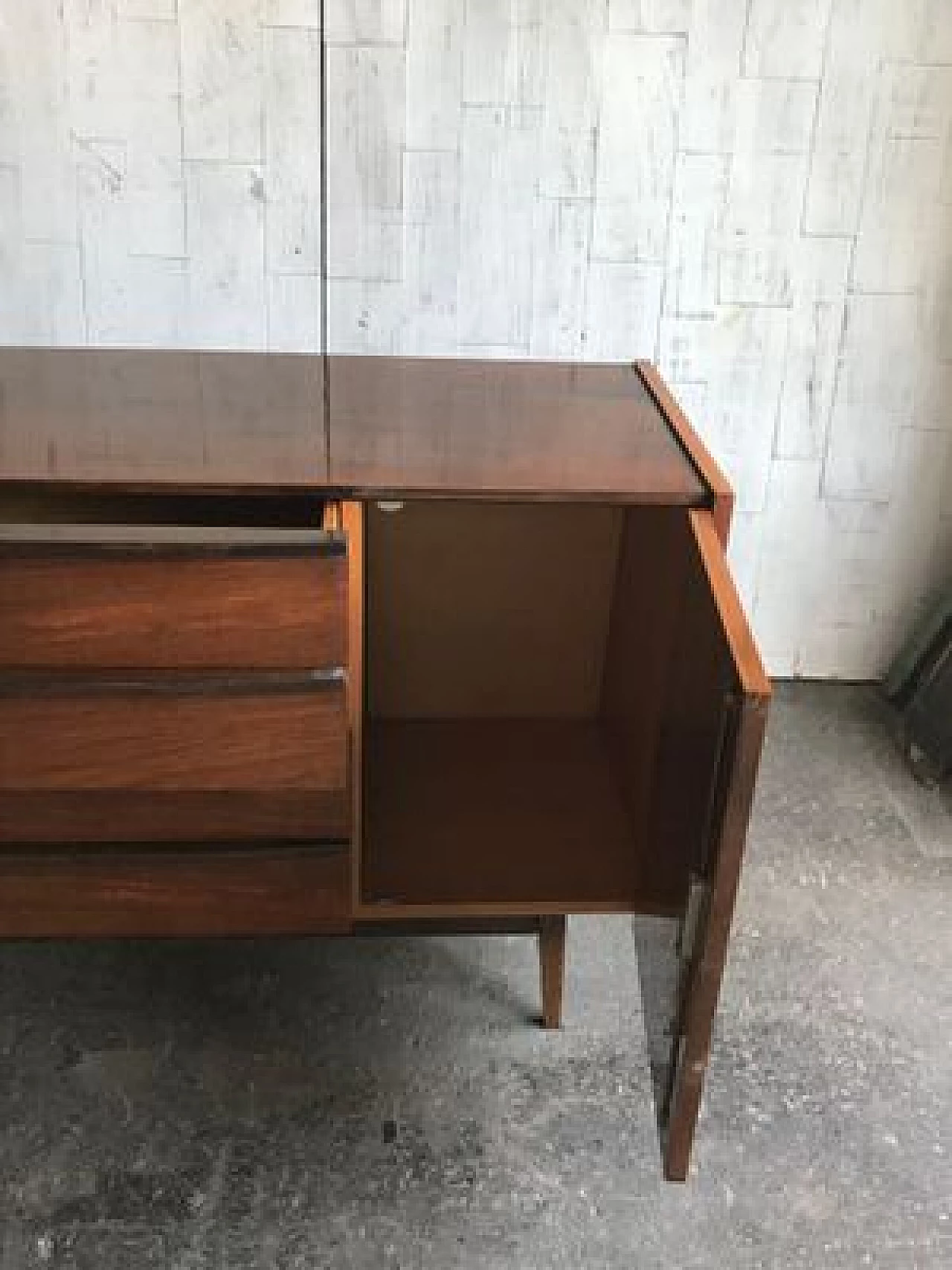 Sideboard in wood by Interier Praha, 1960s 4