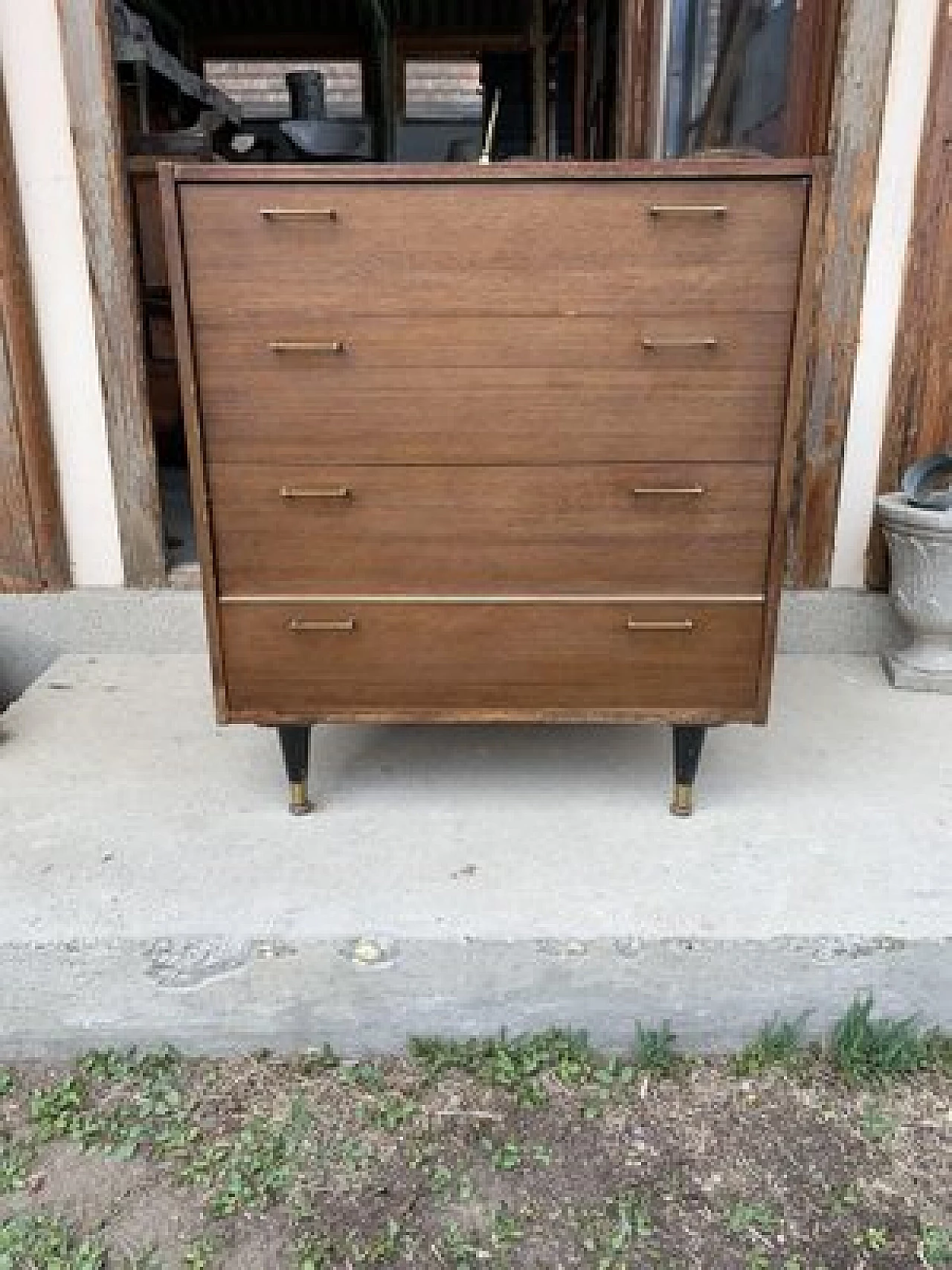 Mid-Century chest of drawers in teak, 1960s 2