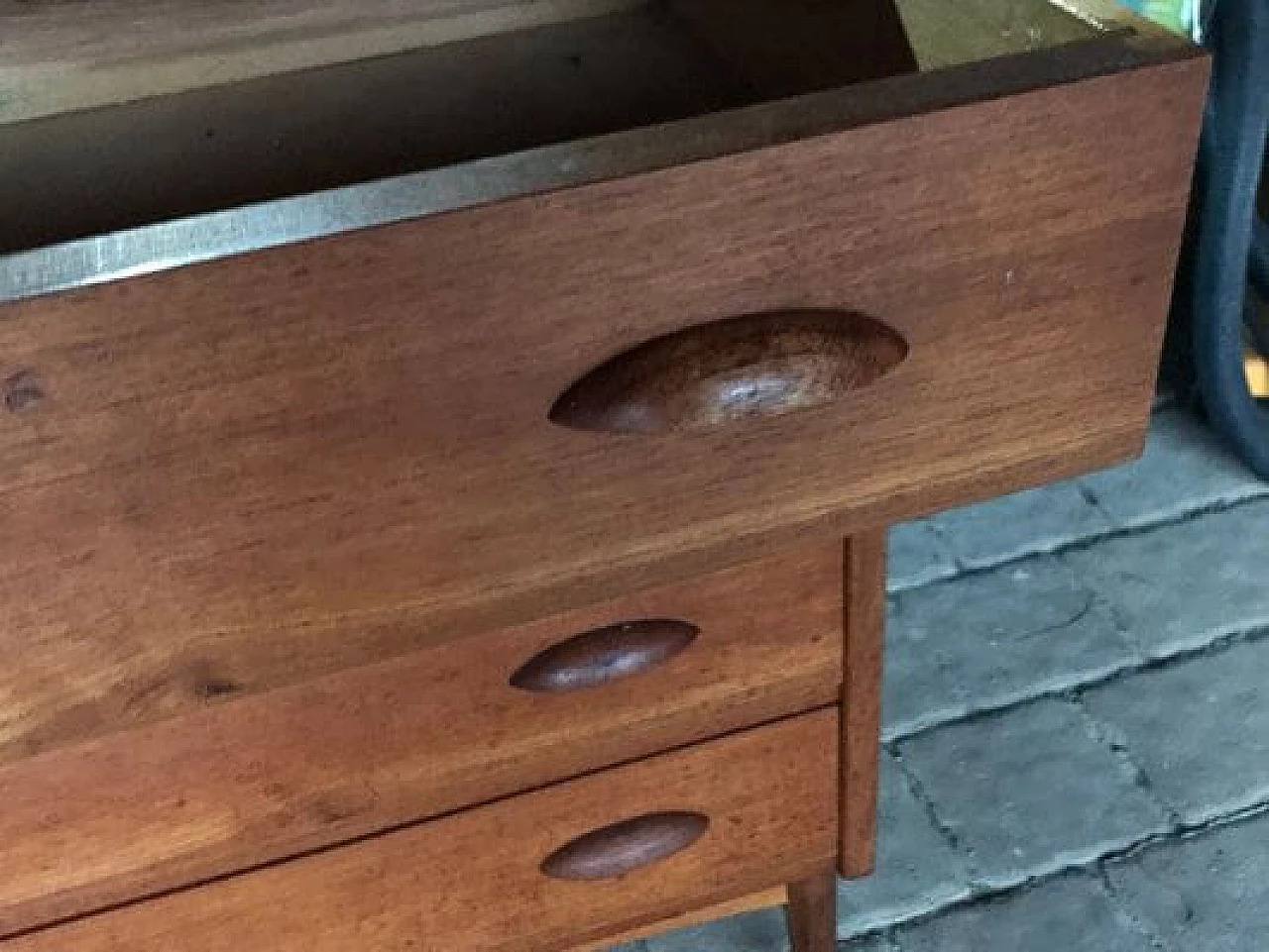 Scandinavian style chest of drawers in teak, 1960s 2