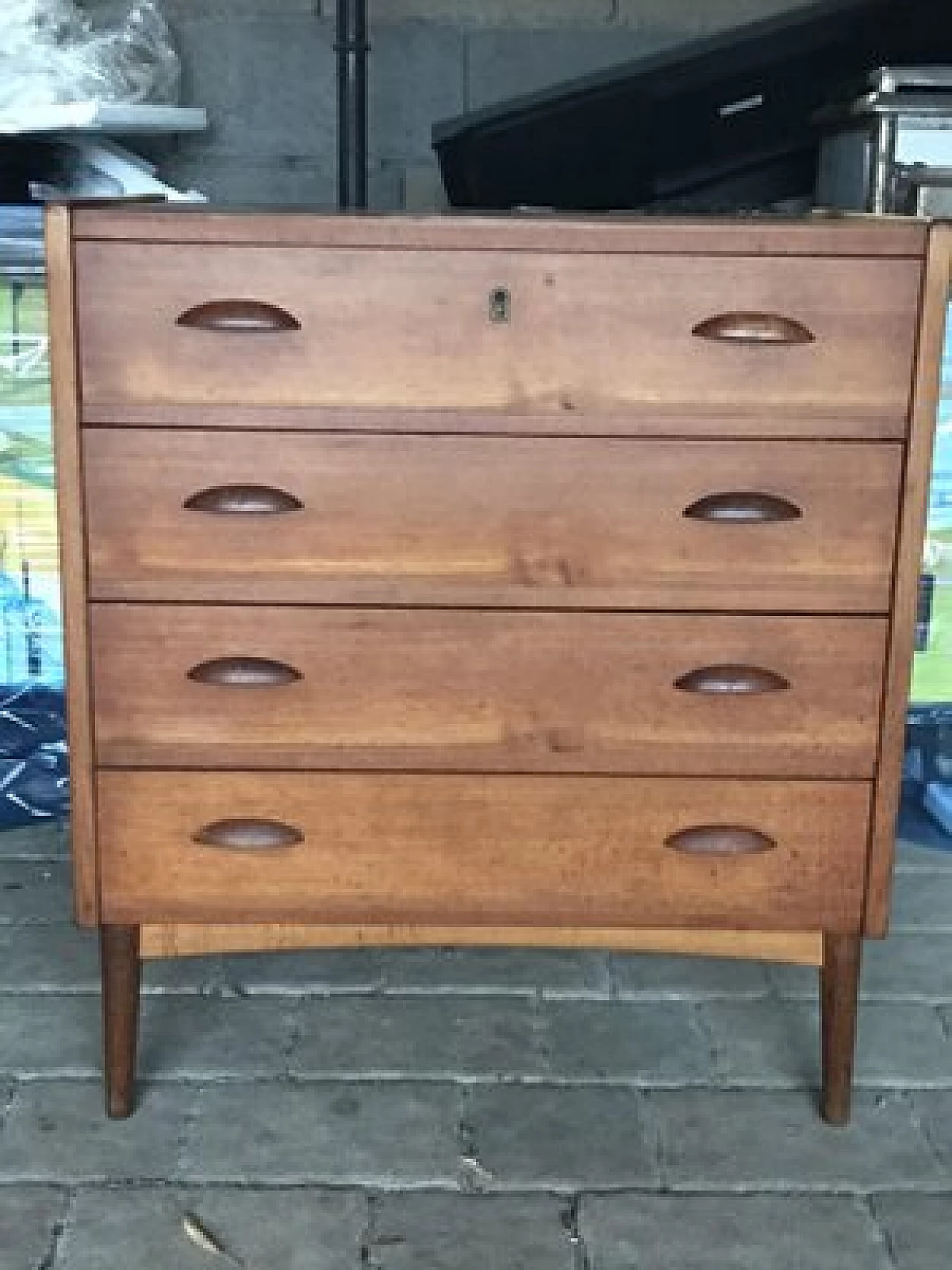 Scandinavian style chest of drawers in teak, 1960s 5