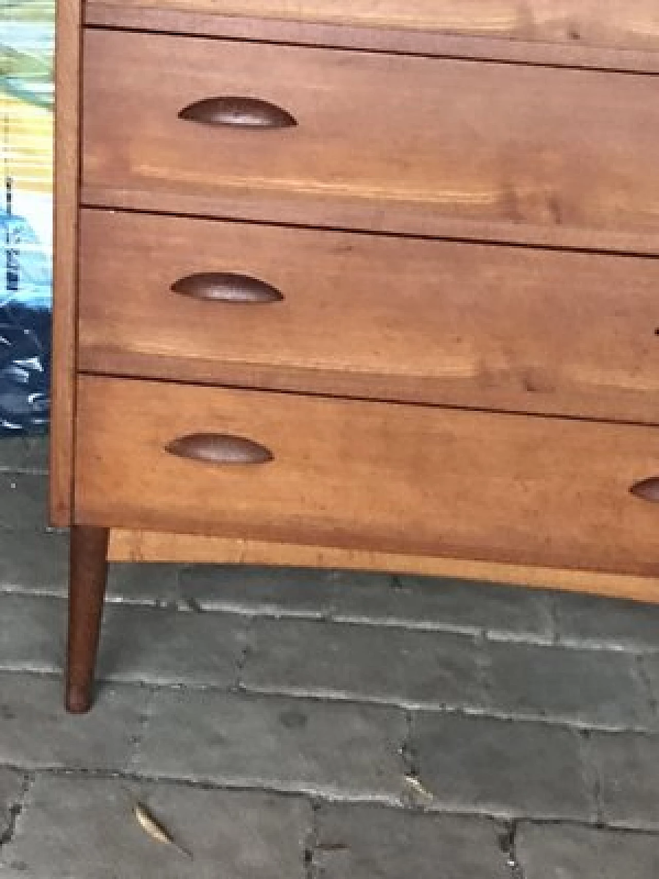 Scandinavian style chest of drawers in teak, 1960s 8