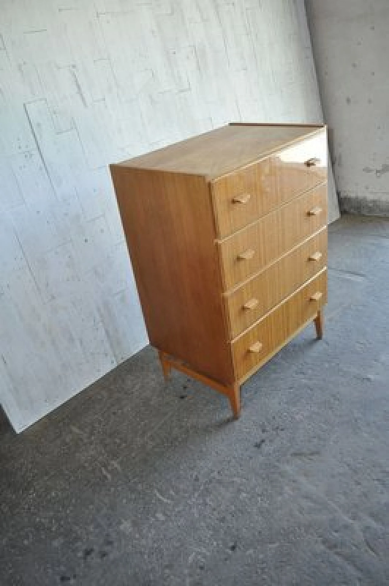 Scandinavian style chest of drawers in wood, 1960s 5