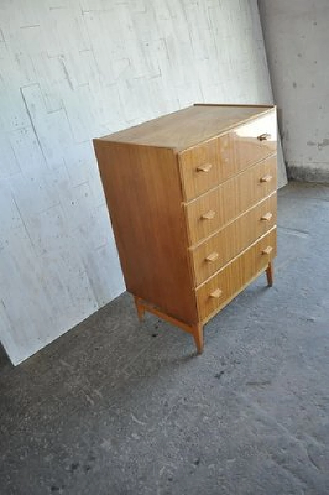 Scandinavian style chest of drawers in wood, 1960s 8