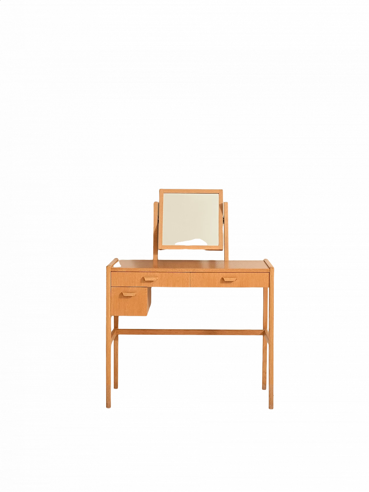 Oak dressing table with mirror, 1960s 10