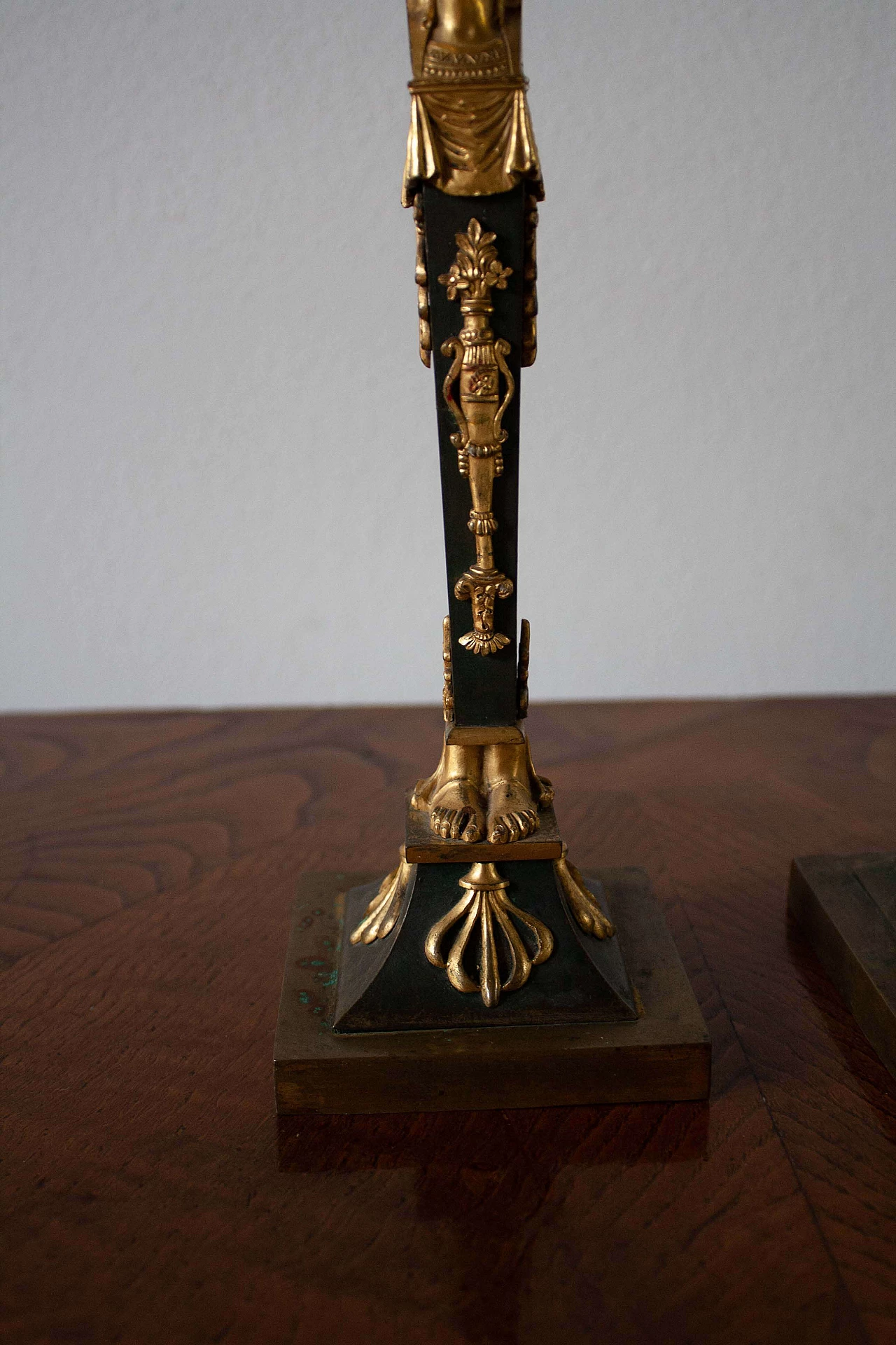 Gilded bronze candelabra, 19th century 3