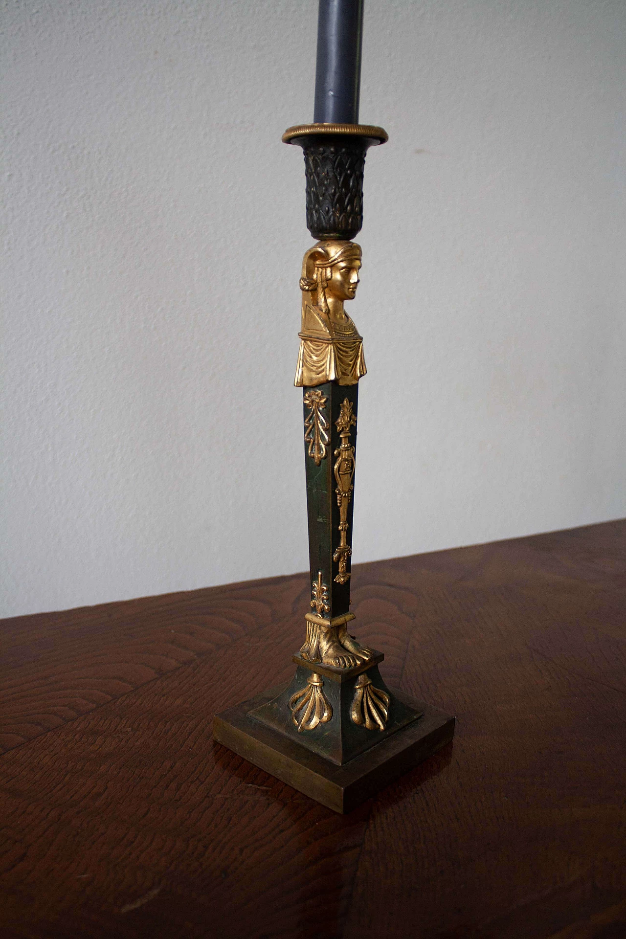 Gilded bronze candelabra, 19th century 13